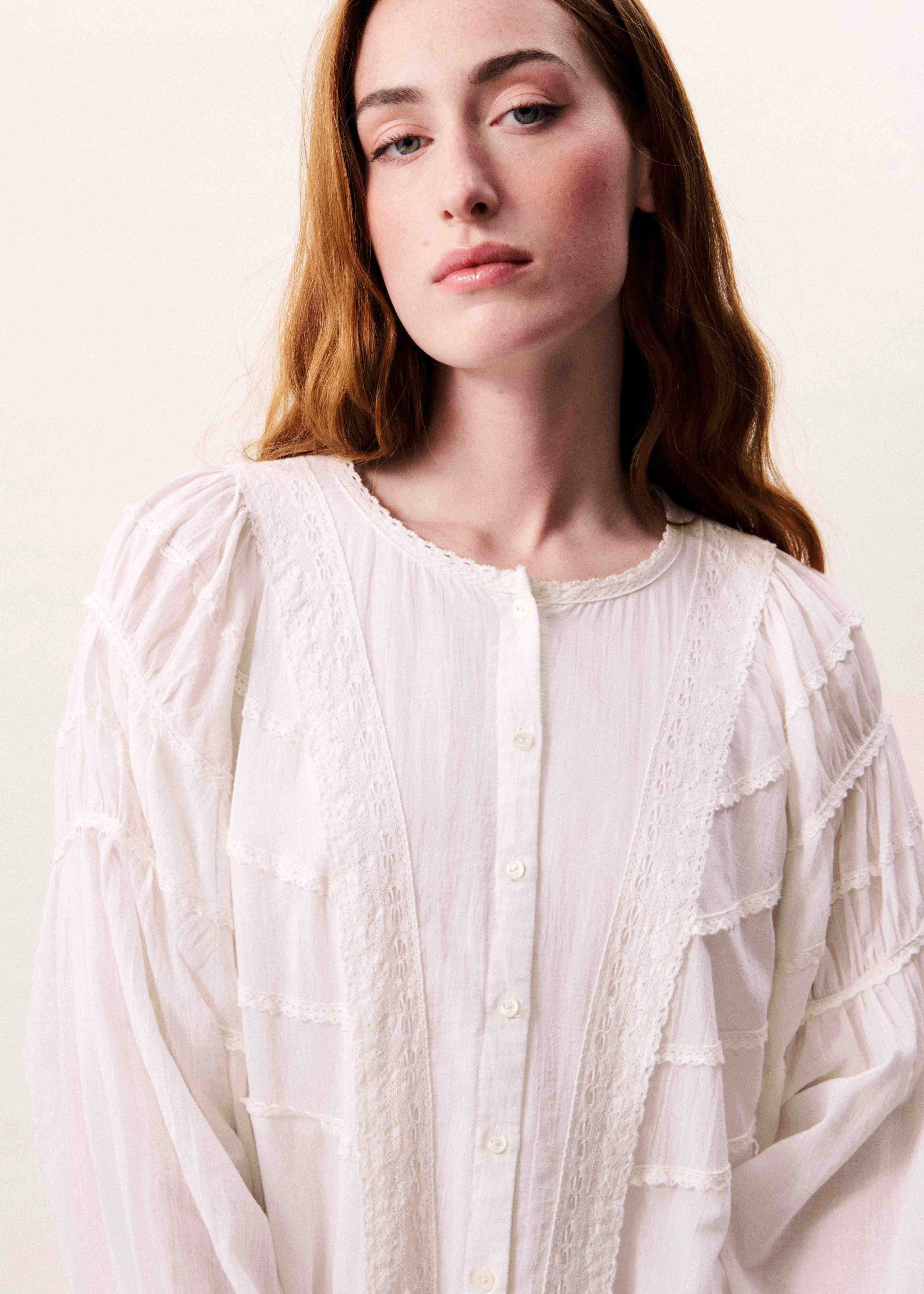 Robe RHEA Blanc sold by FRNCH product image thumbnail 3