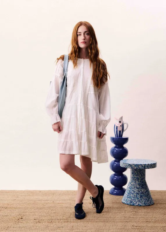 Robe RHEA Blanc made by FRNCH