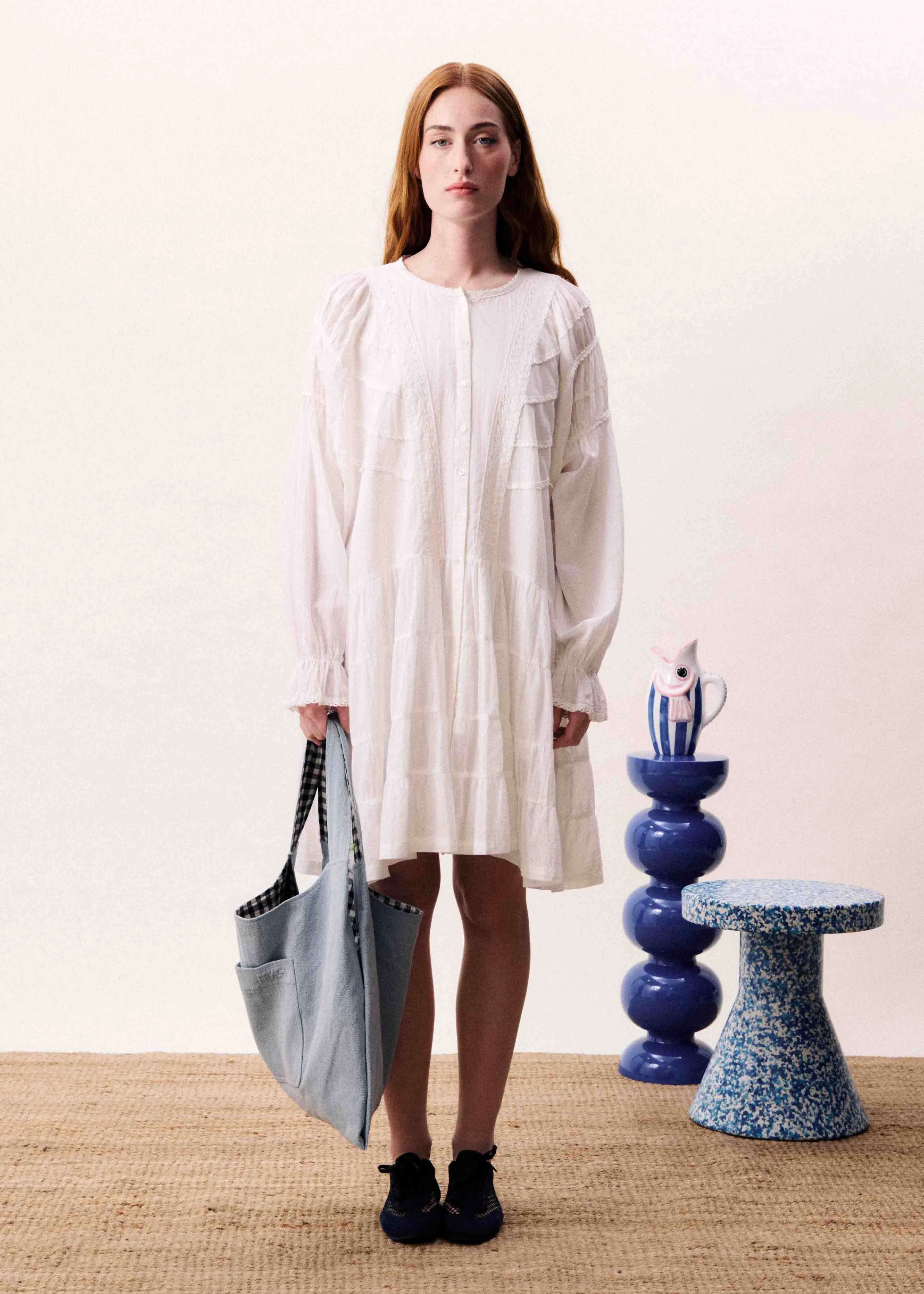 Robe RHEA Blanc sold by FRNCH product image thumbnail 5