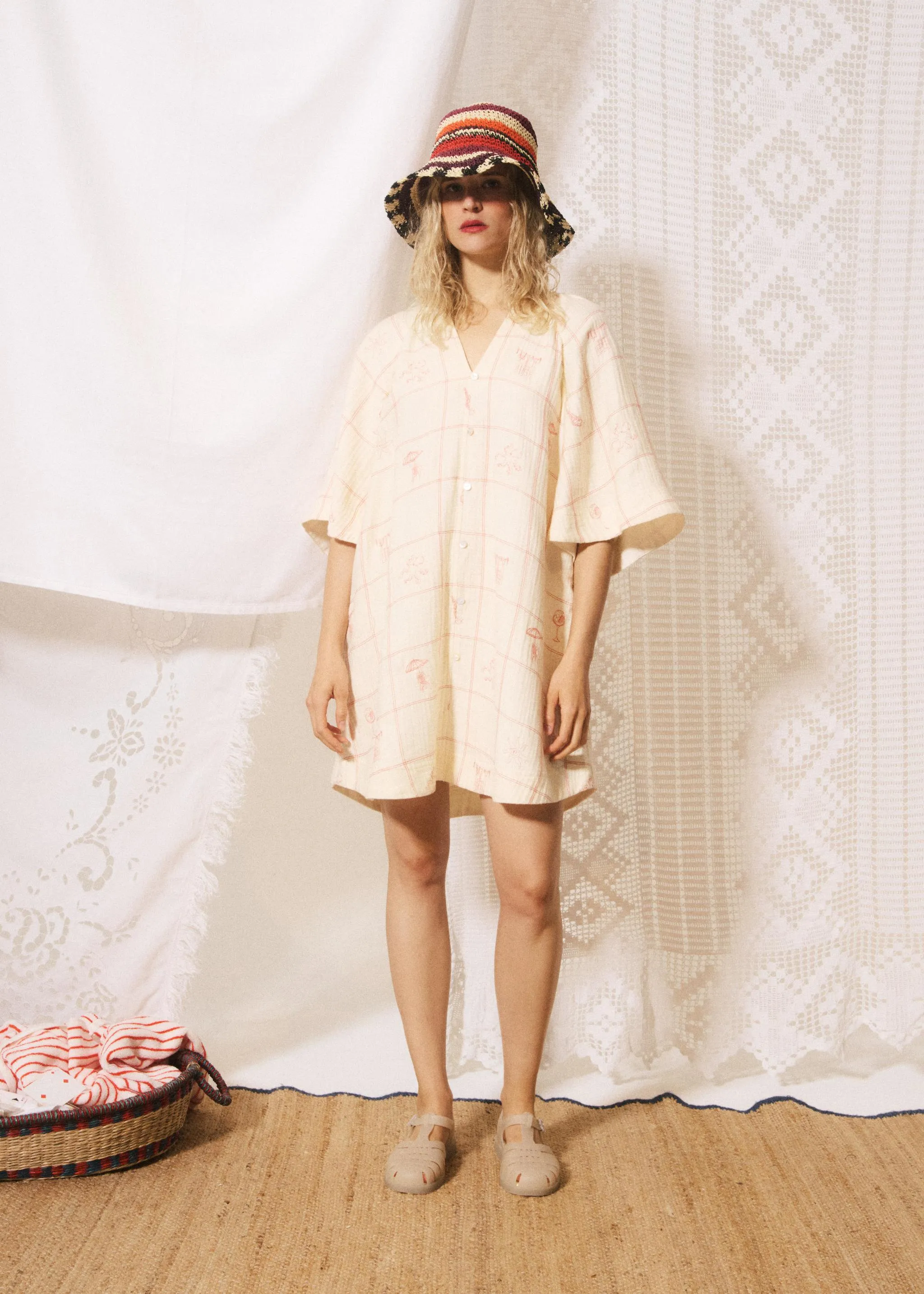Robe TOMMASO Creme sold by FRNCH