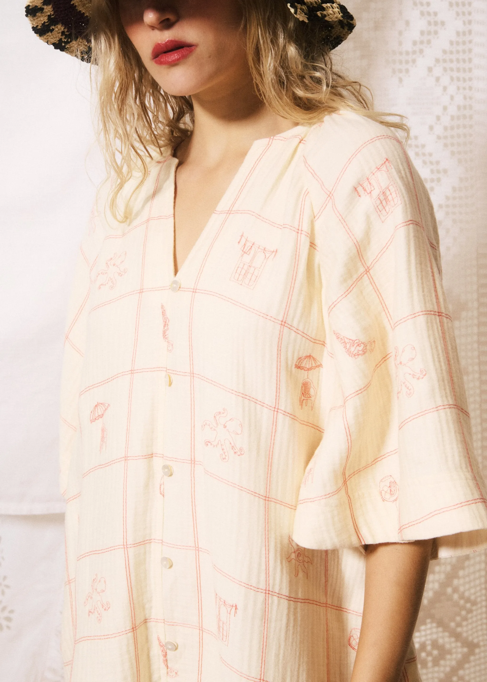 Robe TOMMASO Creme sold by FRNCH product image thumbnail 4