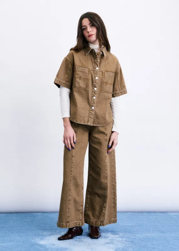 Chemise INARI Marron glace made by FRNCH