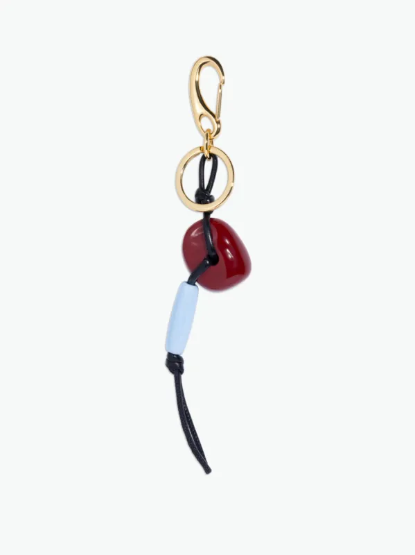 Bag Charm Talisman - Cranberry Mix sold by Wandler