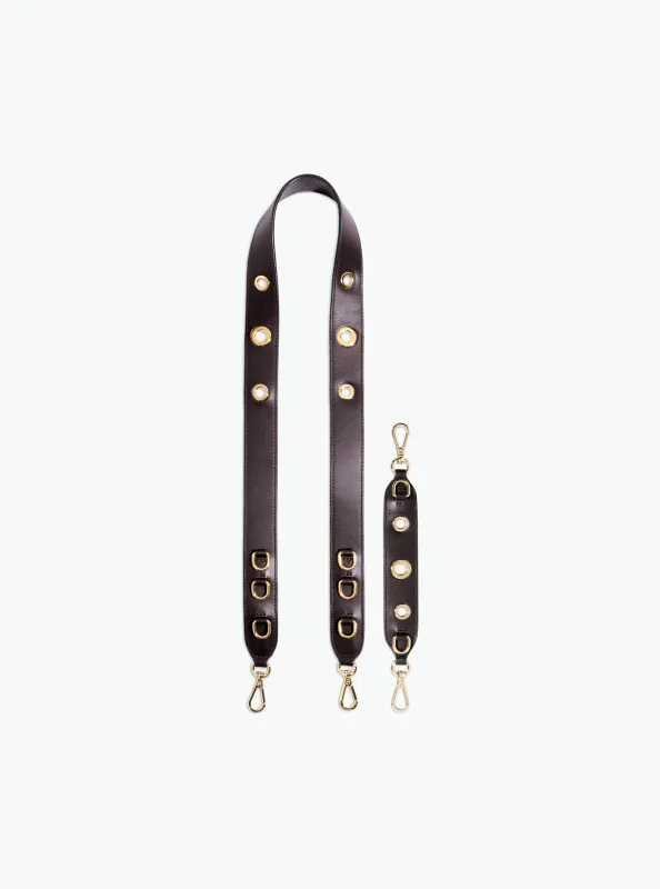 Strap Set  Hortensia Mini / Eyelets - Pecan sold by Wandler