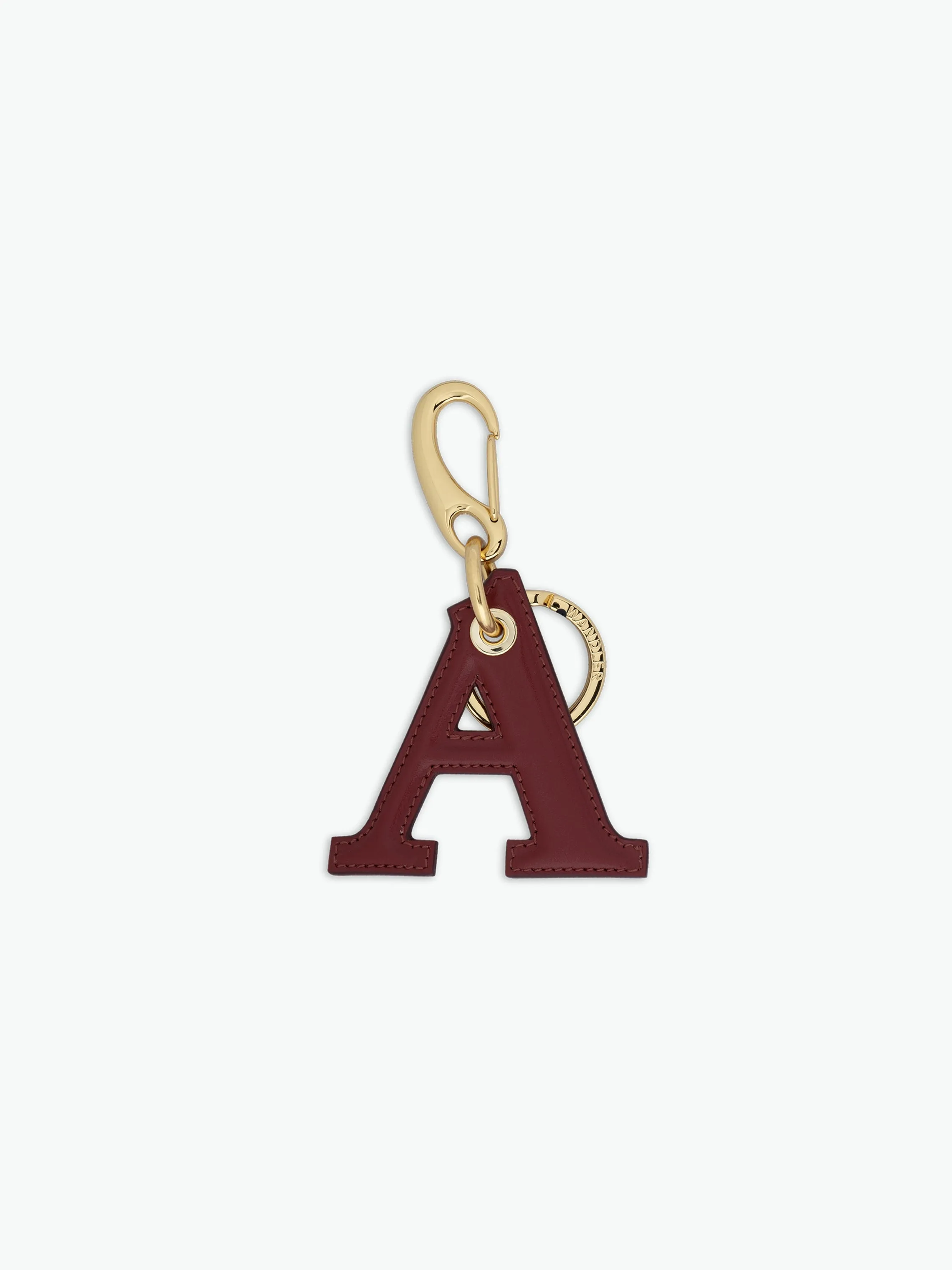 Bag Charm Letter - A - Mahogany sold by Wandler