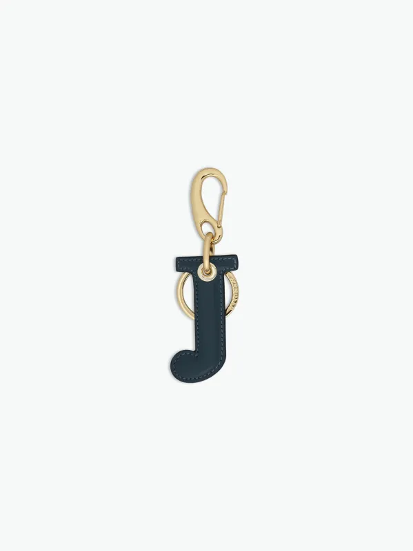 Bag Charm Letter - J - Teal sold by Wandler