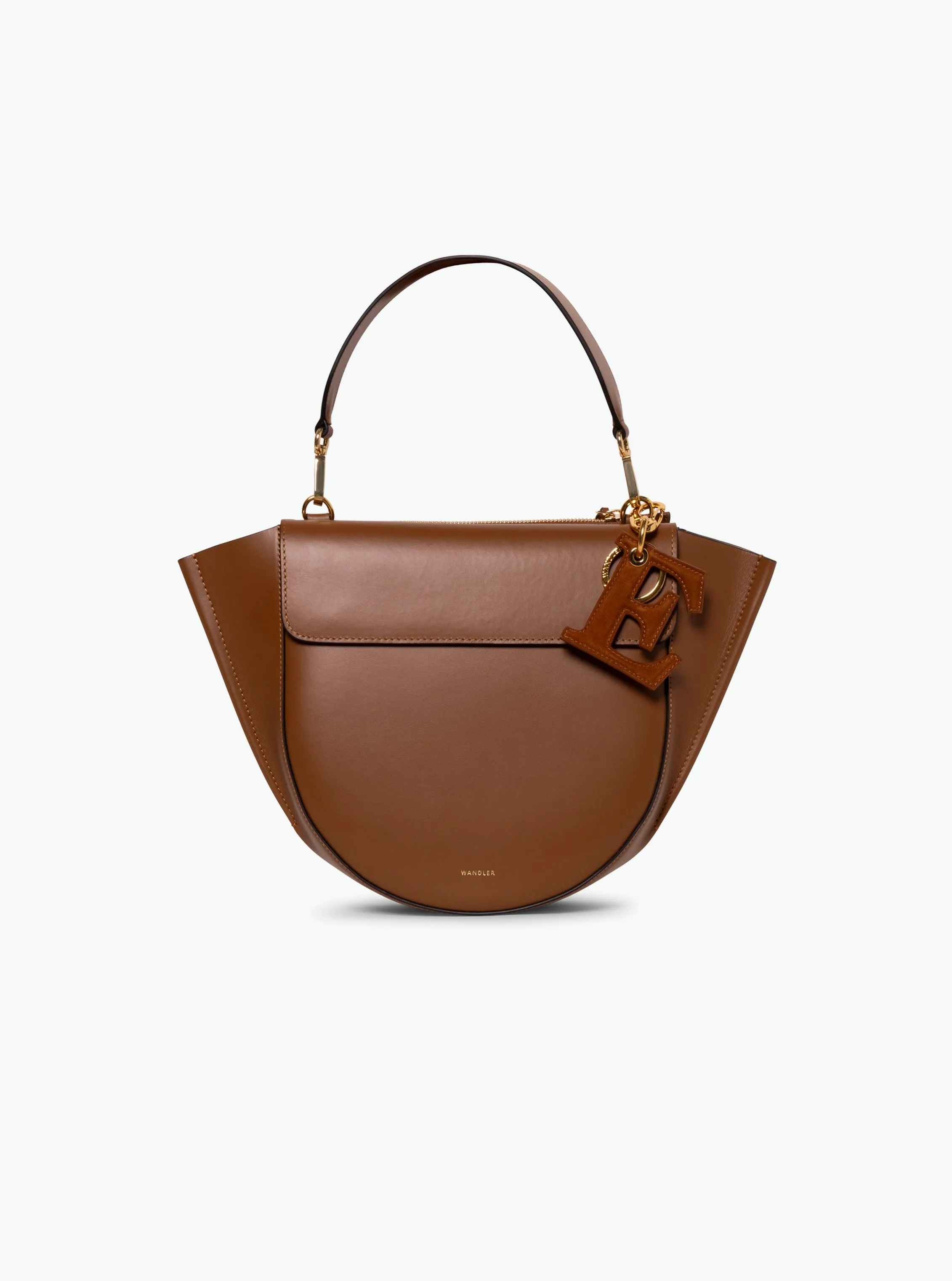 Bag Charm Letter - E - Tan Suede sold by Wandler product image thumbnail 2