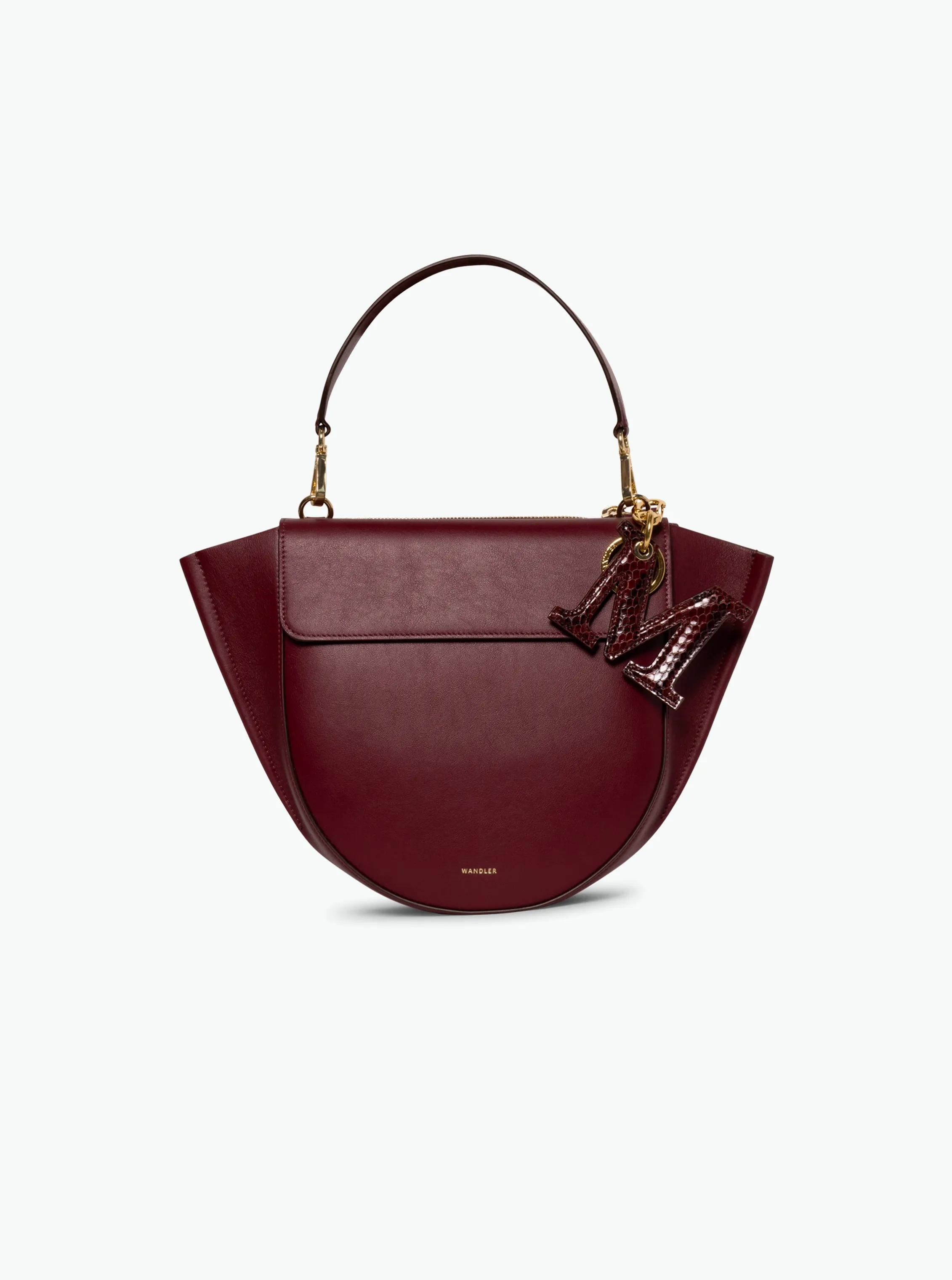 Bag Charm Letter - M - Bordeaux Python sold by Wandler product image thumbnail 2