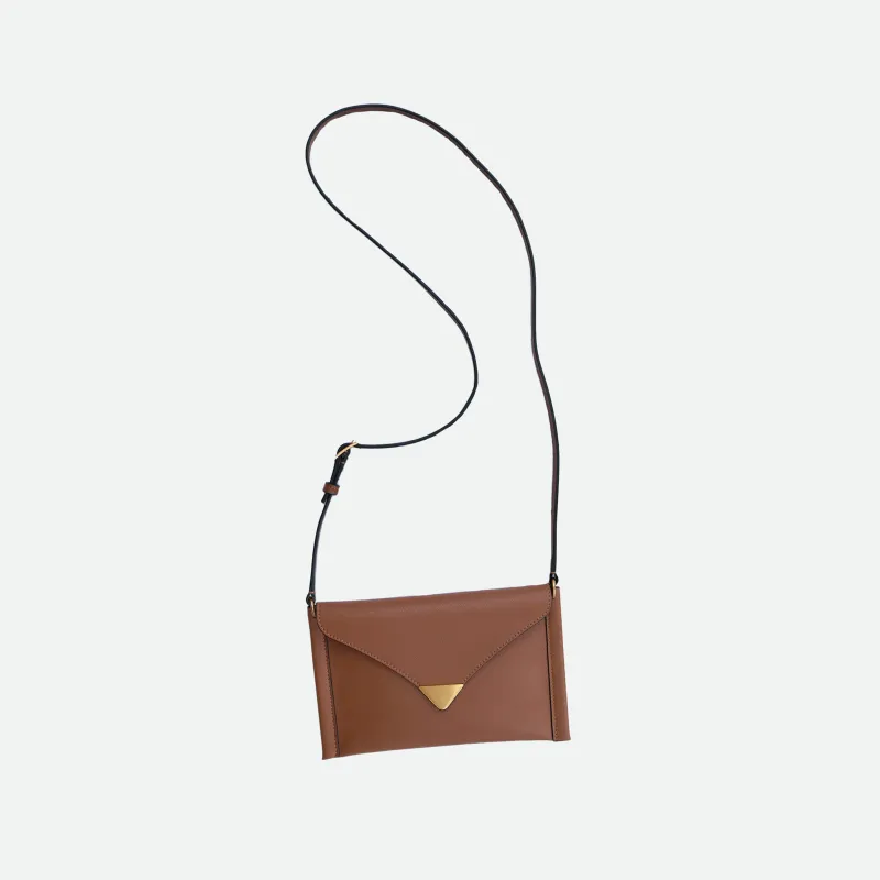 Veneto Envelope Crossbody - Saddle made by Wandler