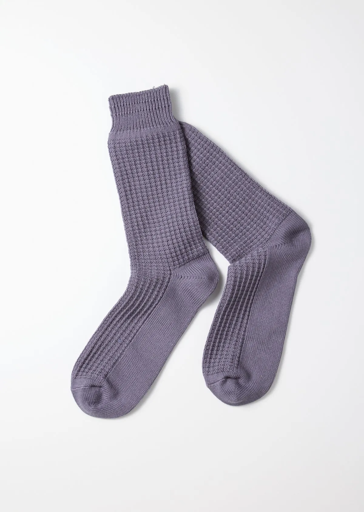 コットンワッフル クルーソックス sold by ROTOTO product image thumbnail 3