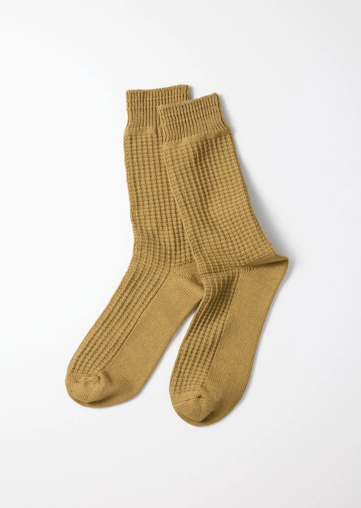 コットンワッフル クルーソックス sold by ROTOTO product image thumbnail 4
