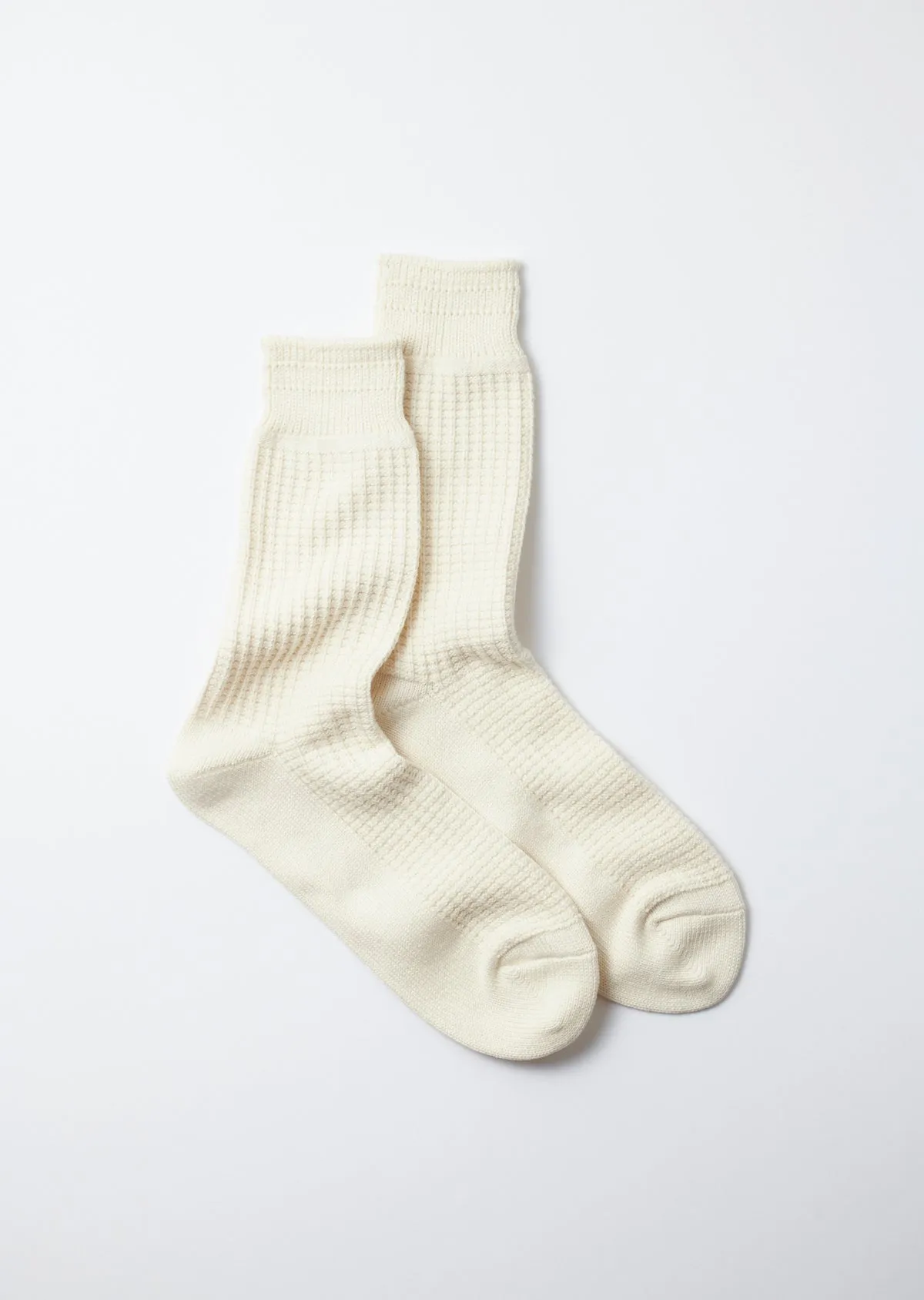 コットンワッフル クルーソックス sold by ROTOTO product image thumbnail 2