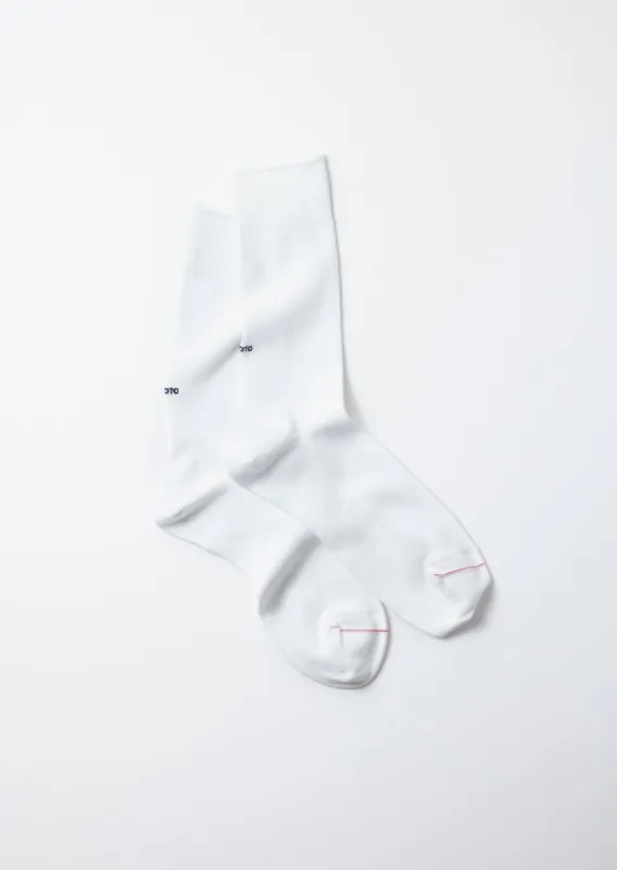 ORGANIC COTTON ＆ RECYCLE POLYESTER RIBBED CREW SOCKS sold by ROTOTO