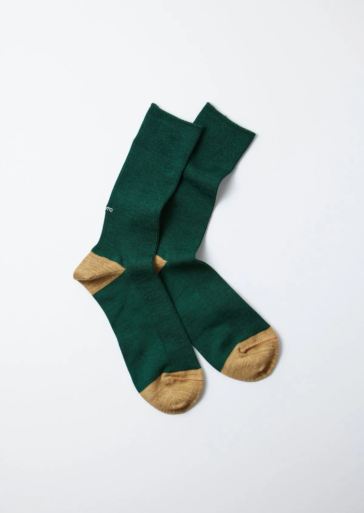 ORGANIC COTTON & RECYCLE POLYESTER RIBBED CREW SOCKS sold by ROTOTO product image thumbnail 3