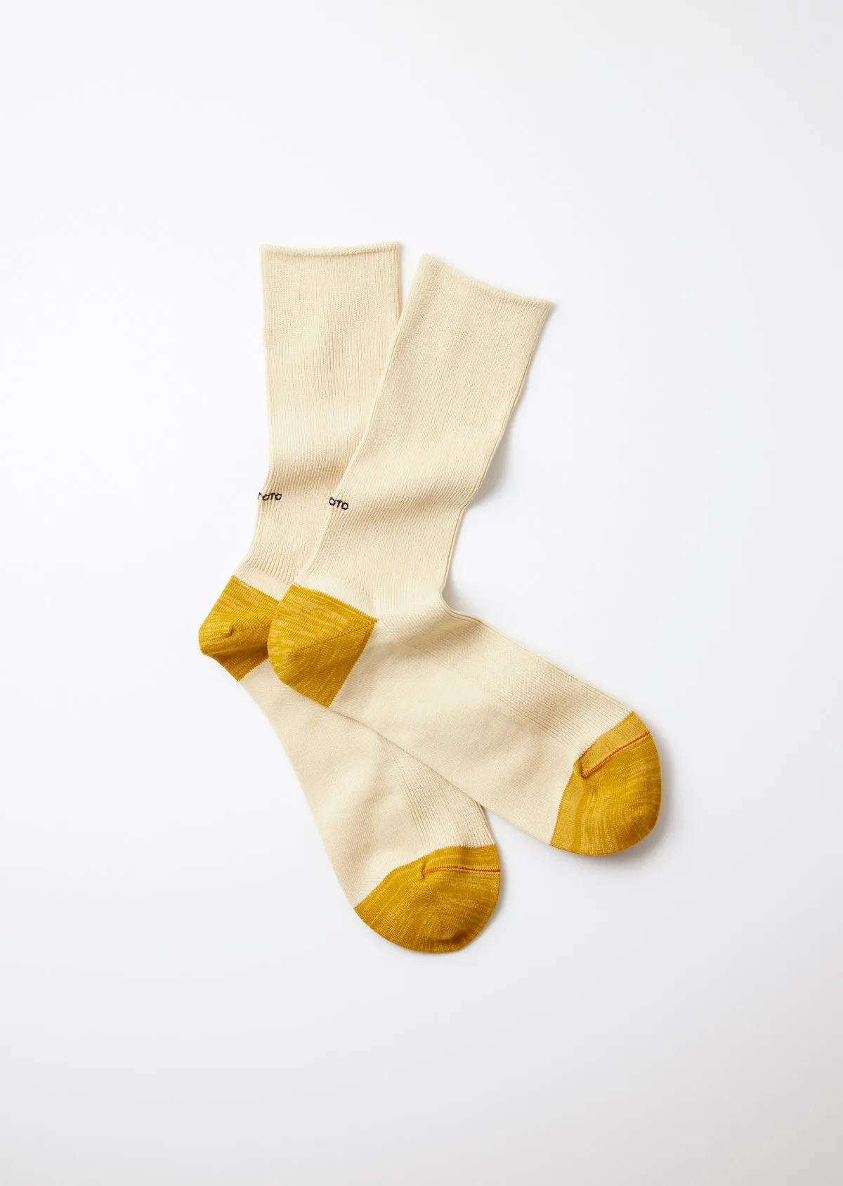 ORGANIC COTTON & RECYCLE POLYESTER RIBBED CREW SOCKS sold by ROTOTO product image thumbnail 5