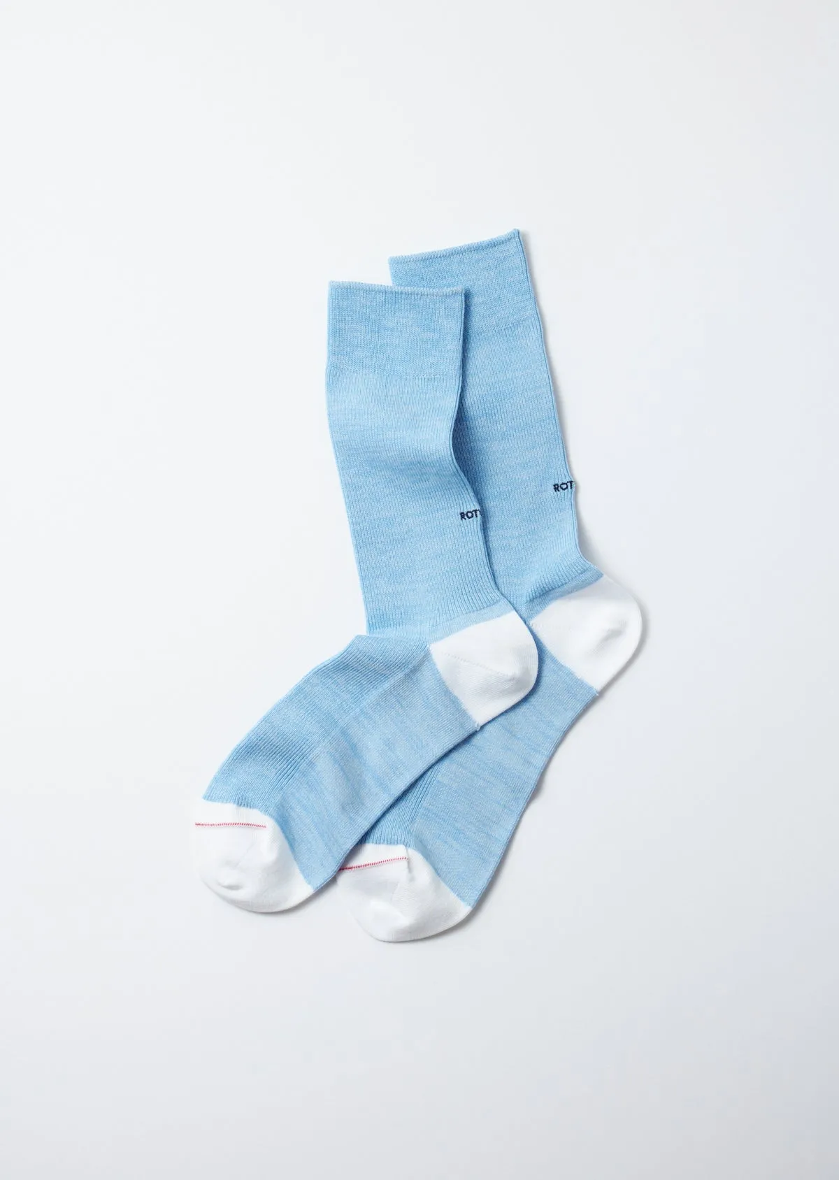 ORGANIC COTTON & RECYCLE POLYESTER RIBBED CREW SOCKS sold by ROTOTO product image thumbnail 4