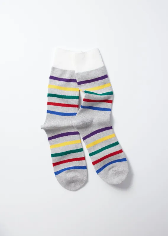 ファイブストライプ クルーソックス sold by ROTOTO