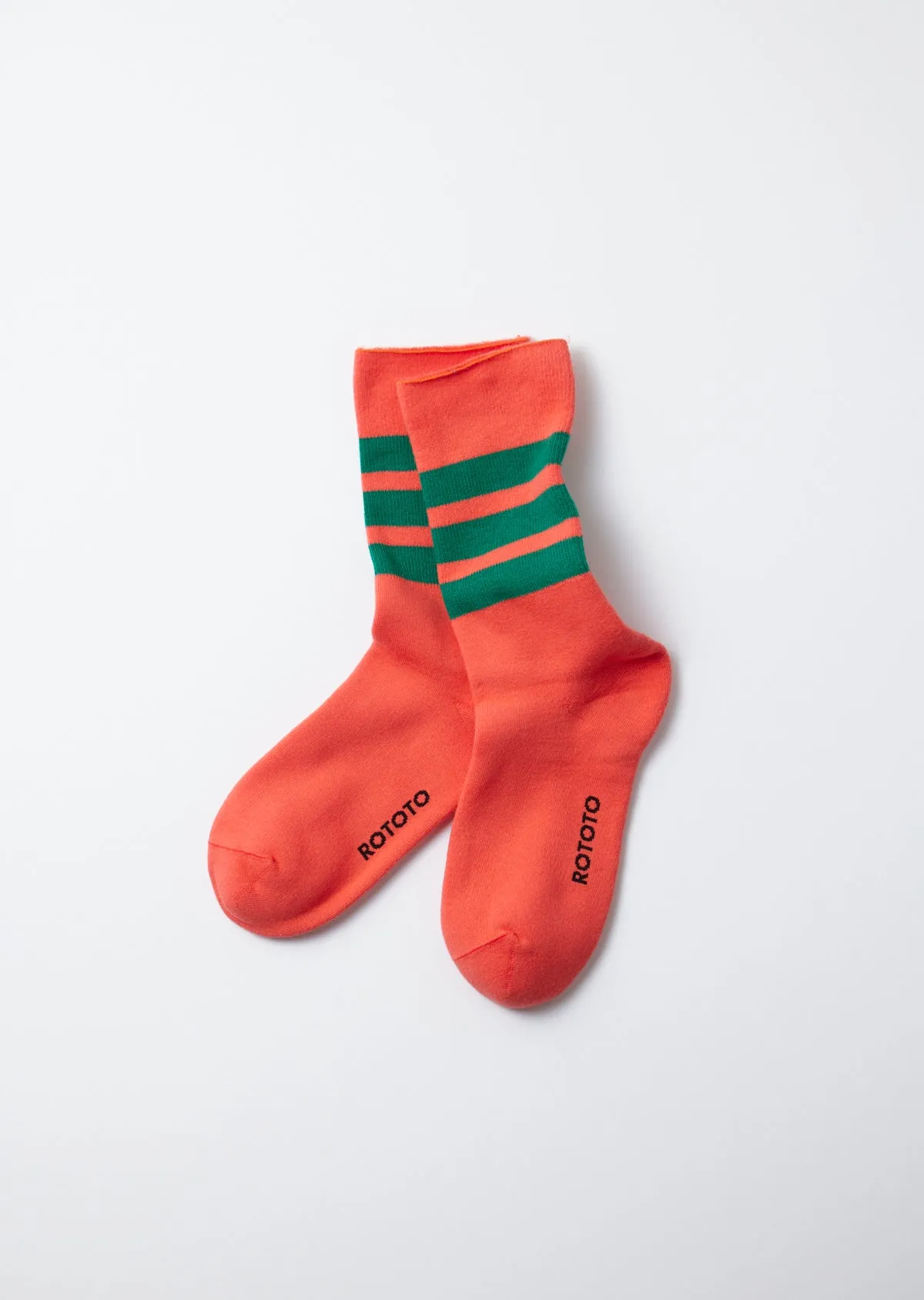 ファインパイル ストライプ クルーソックス sold by ROTOTO product image thumbnail 5