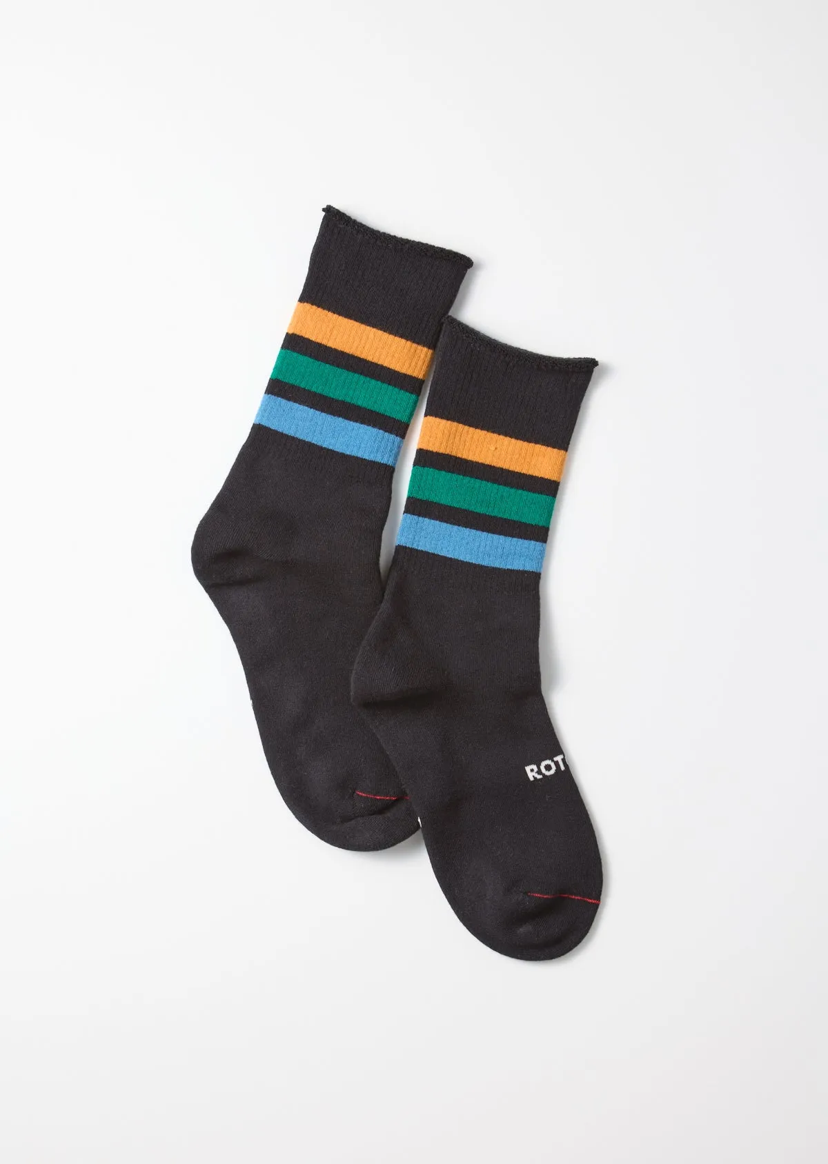 FINE PILE STRIPED CREW SOCKS sold by ROTOTO product image thumbnail 5