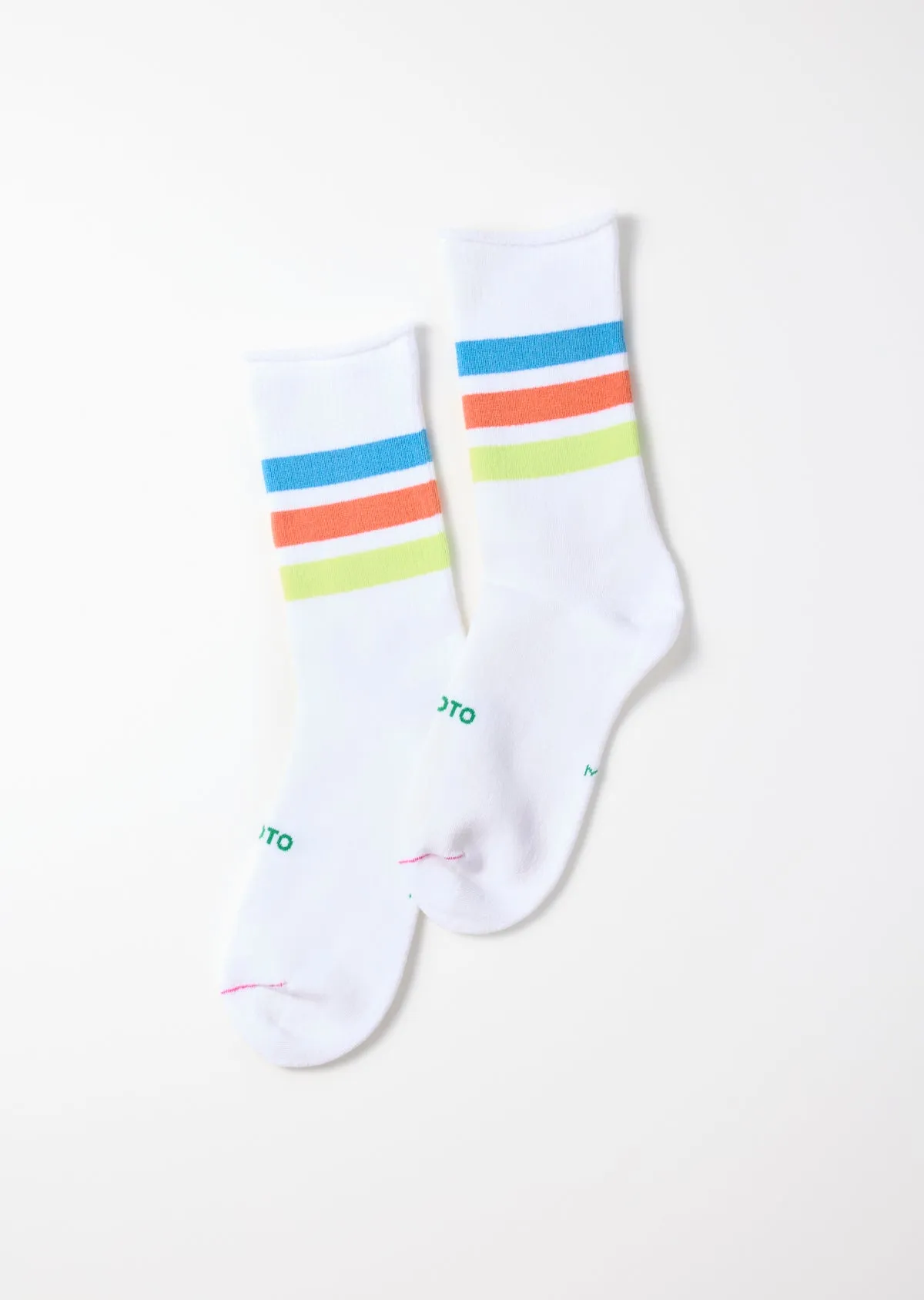 FINE PILE STRIPED CREW SOCKS sold by ROTOTO product image thumbnail 3