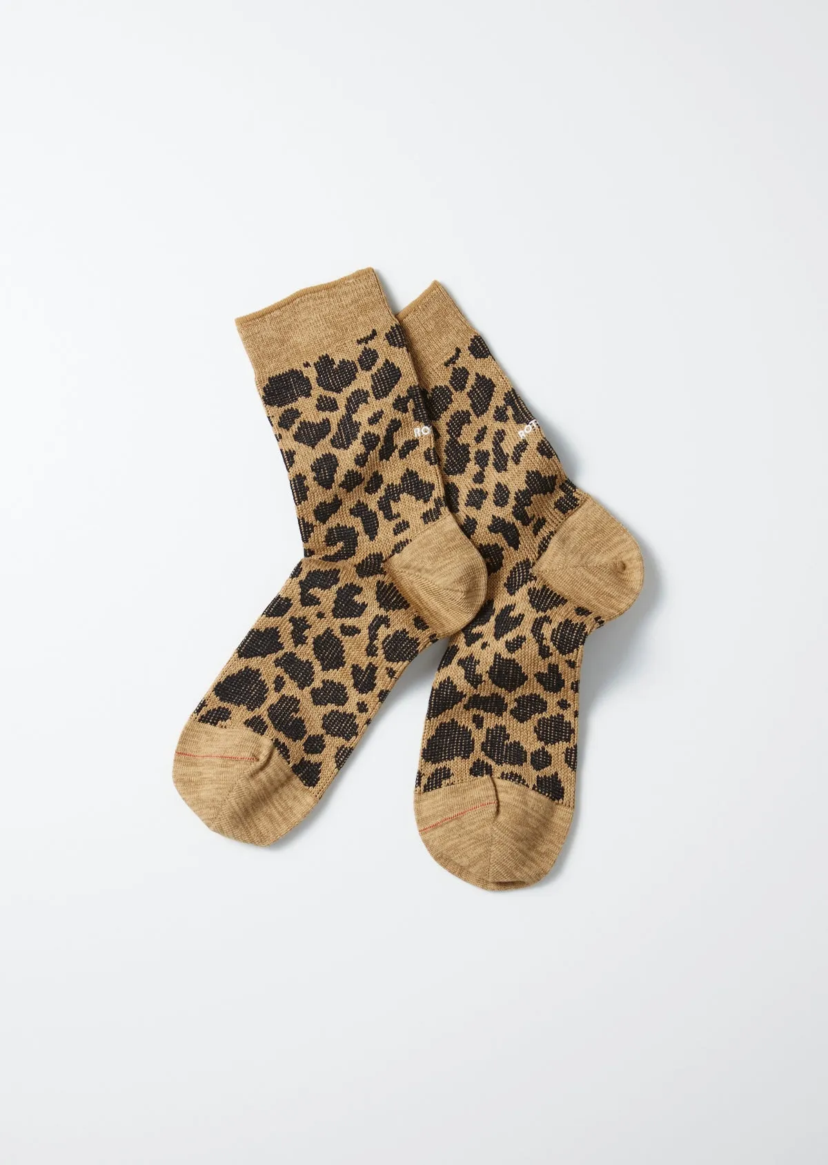 レオパード ミニクルーソックス sold by ROTOTO product image thumbnail 3