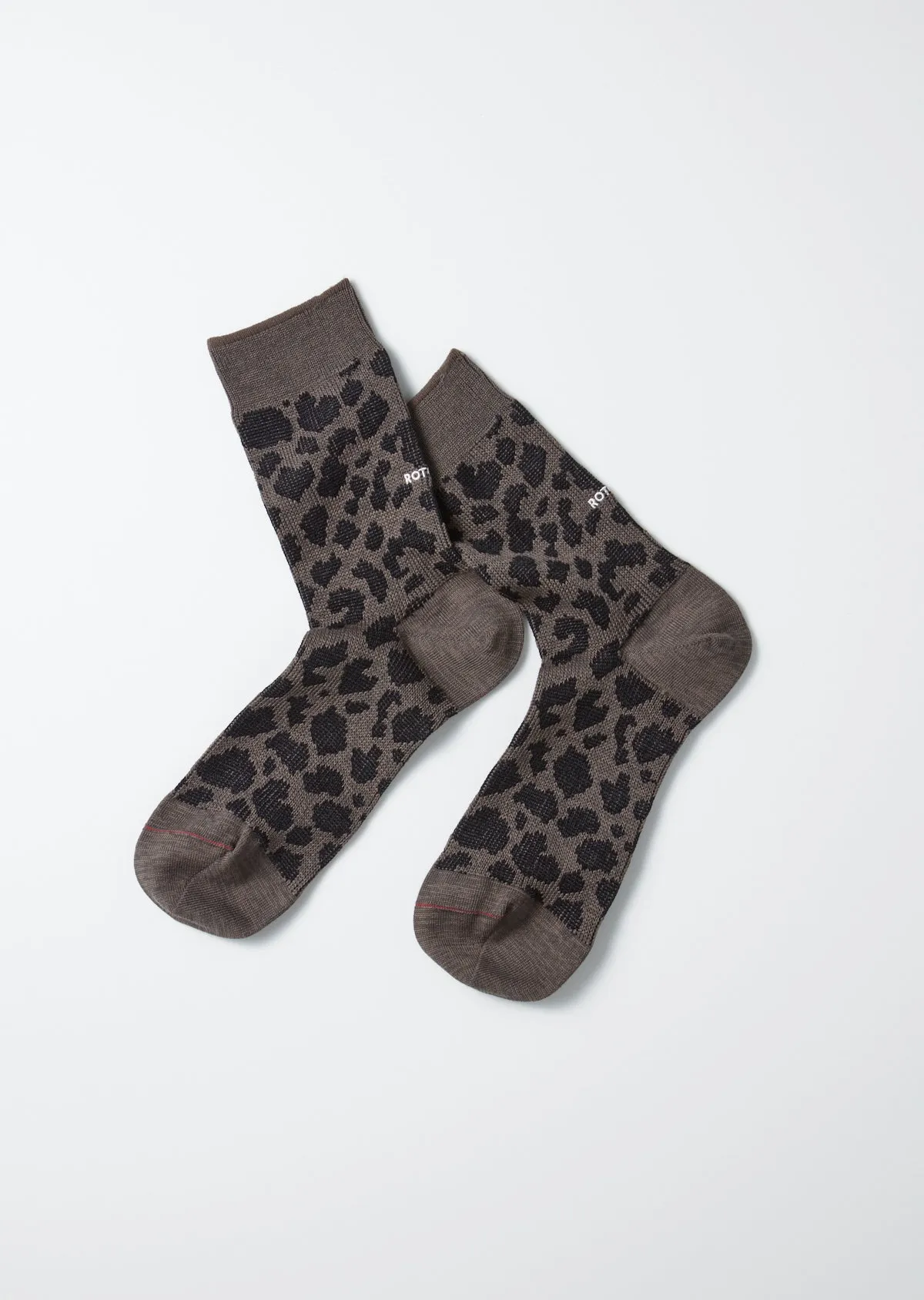 レオパード ミニクルーソックス sold by ROTOTO product image thumbnail 4