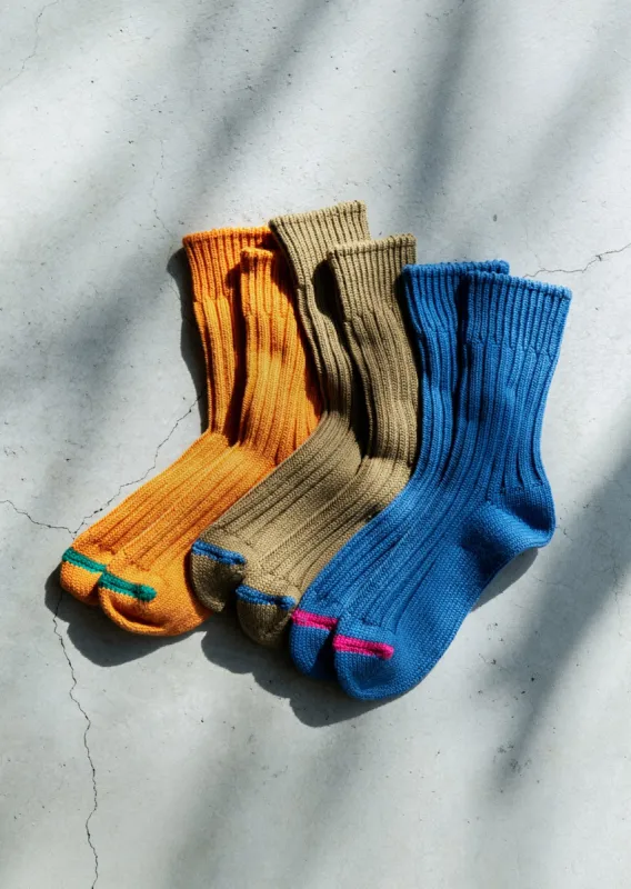 チャンキーリブ クルーソックス sold by ROTOTO