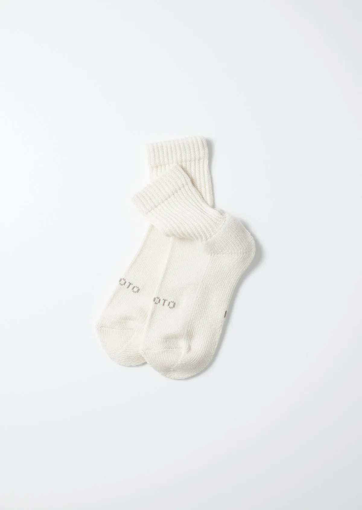 オーガニック デイリー 3パック ミニクルーソックス sold by ROTOTO product image thumbnail 5