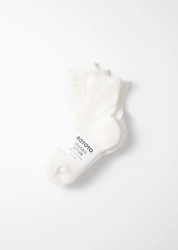 オーガニック デイリー ３パック ミニクルーソックス sold by ROTOTO
