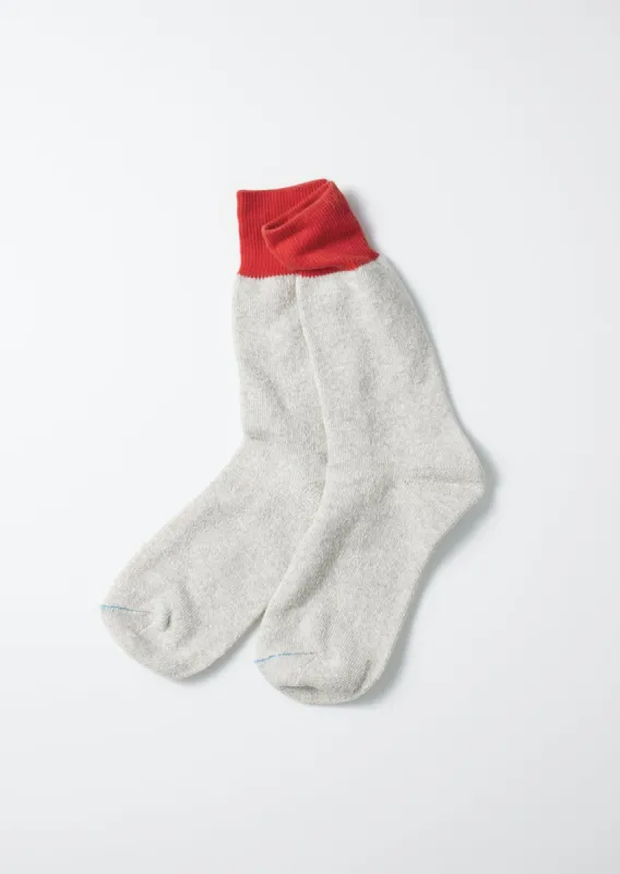 ダブルフェイス クルーソックス ”シルク&コットン” sold by ROTOTO