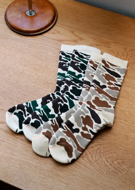 パイル カモクルーソックス sold by ROTOTO