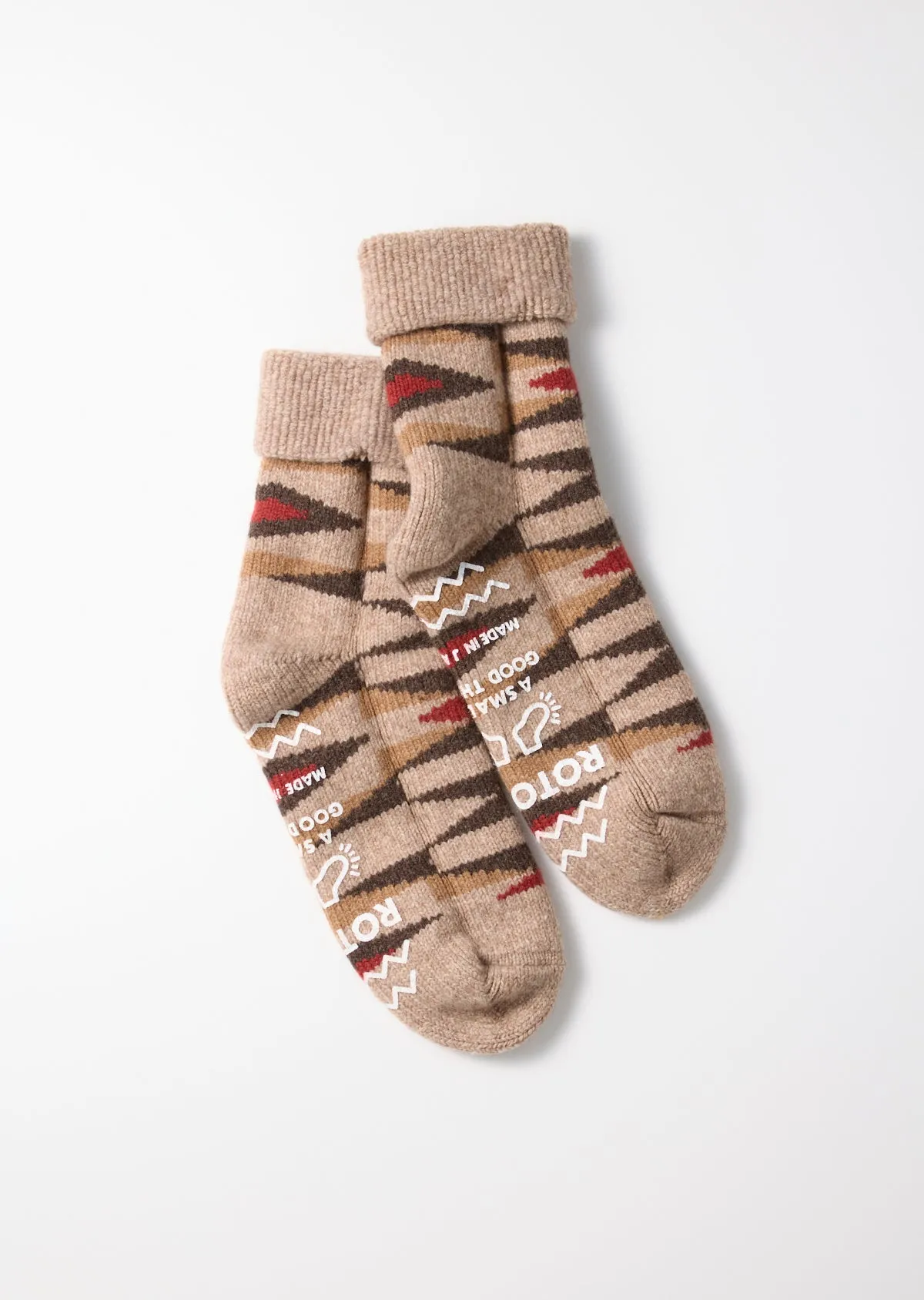 メリノラムウール ルームソックス "ネイティブ" sold by ROTOTO product image thumbnail 5