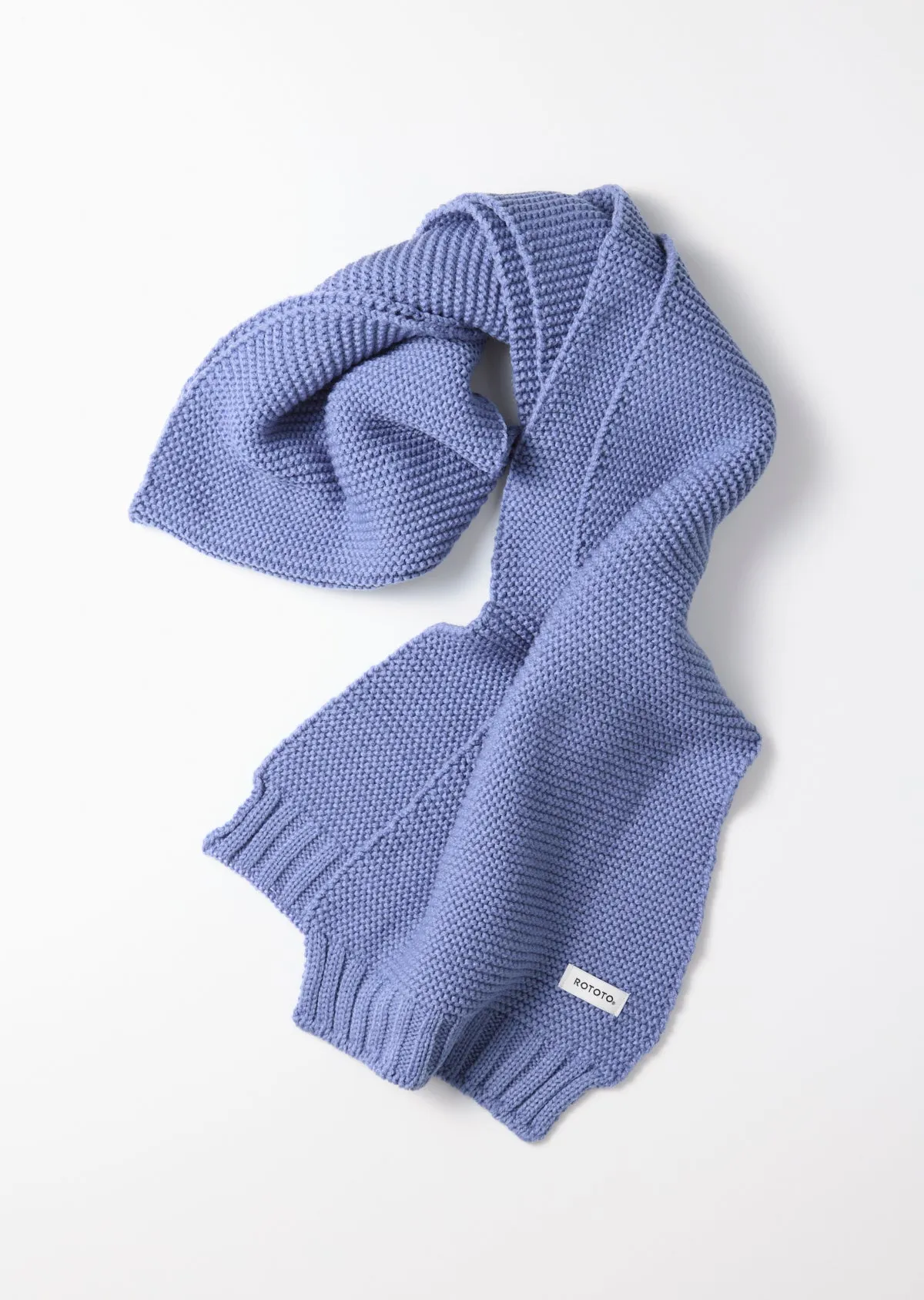 チャンキー ガーターマフラー sold by ROTOTO product image thumbnail 5