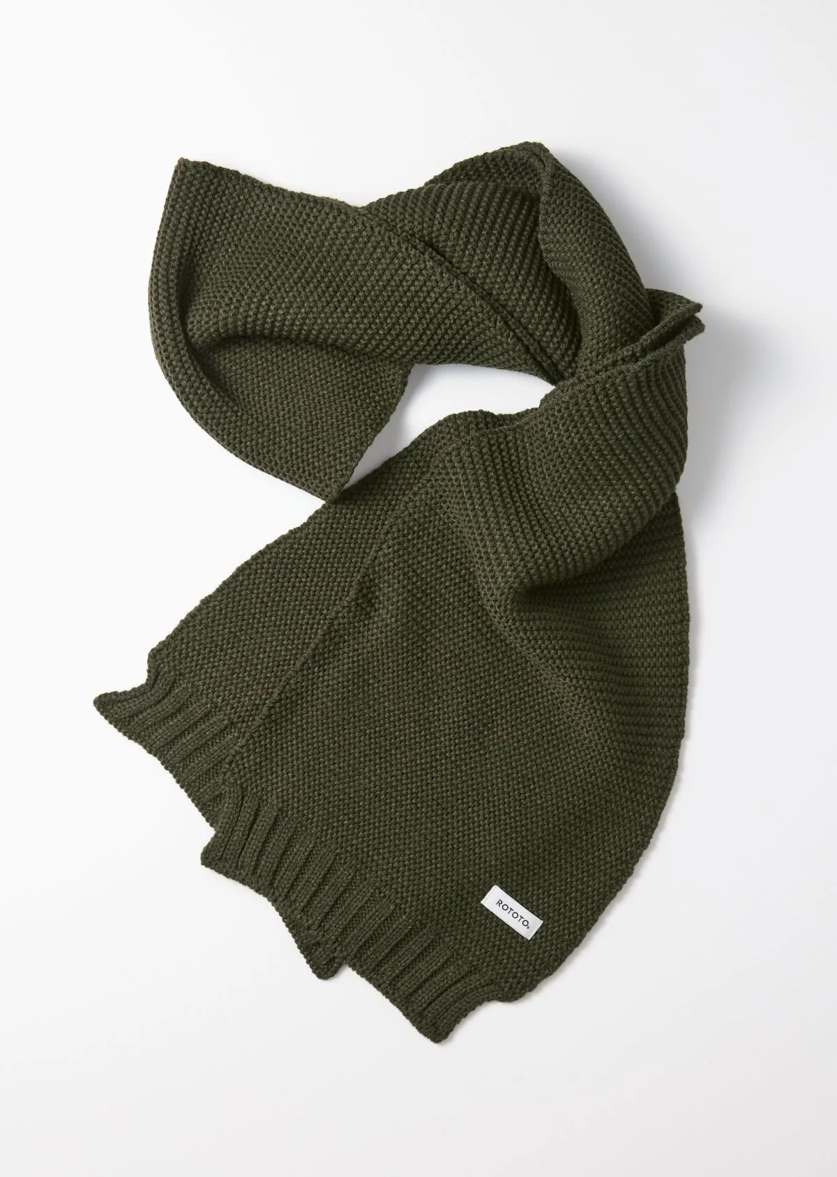 チャンキー ガーターマフラー sold by ROTOTO product image thumbnail 3