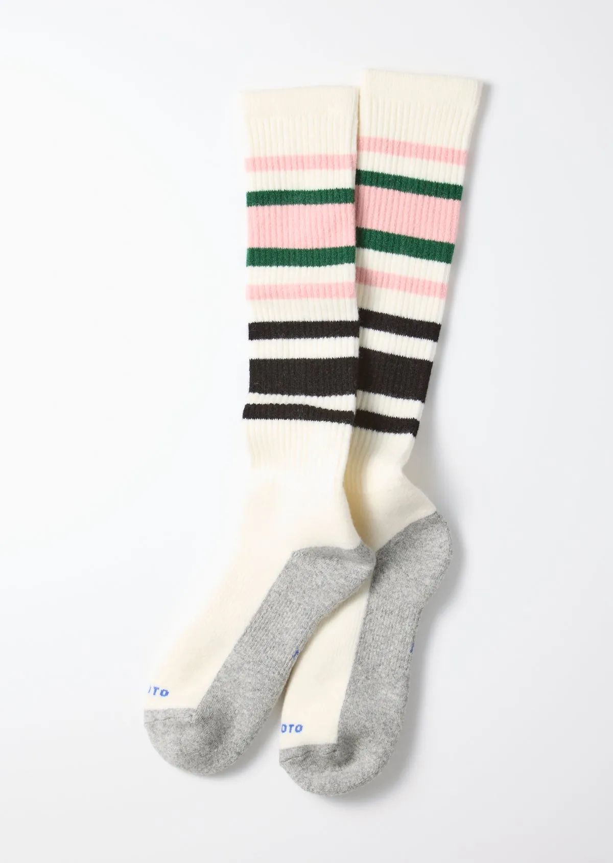 MULTI OLDSCHOOL STRIPE HIGH SOCKS sold by ROTOTO product image thumbnail 3