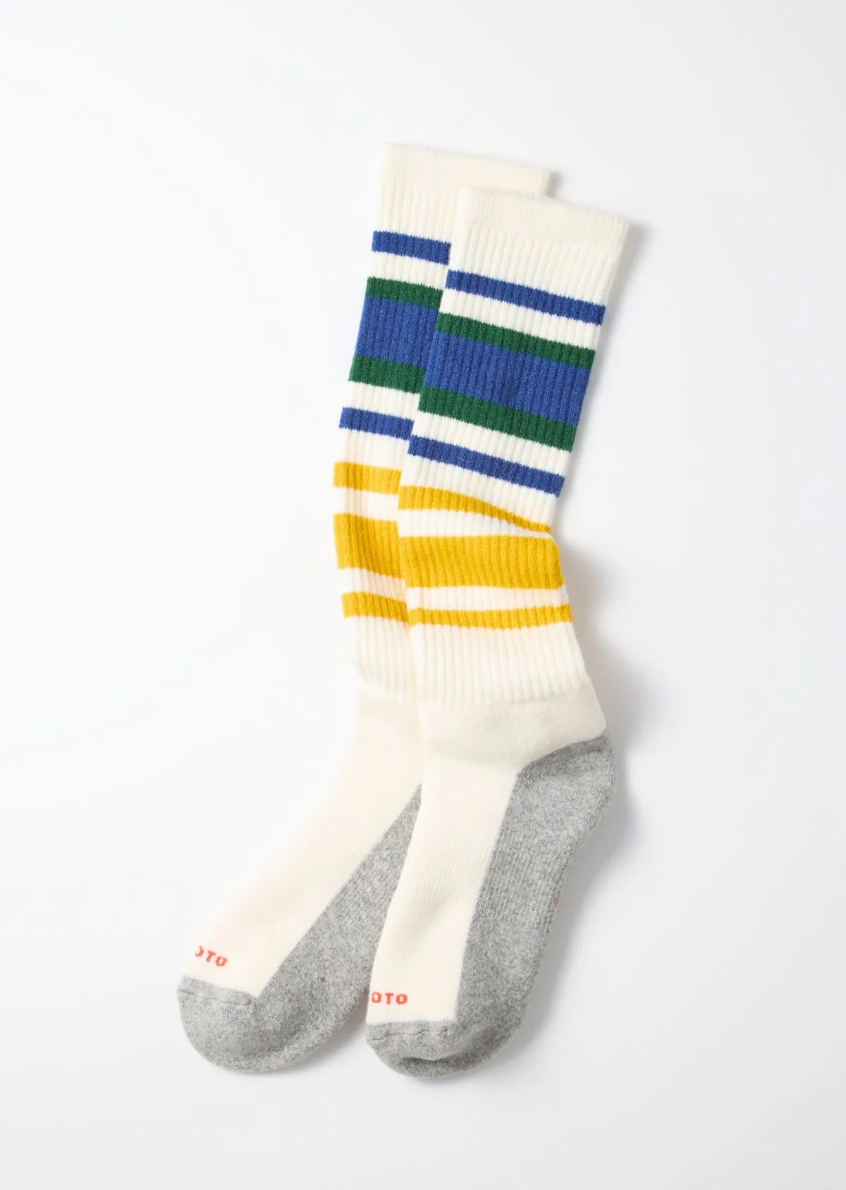 MULTI OLDSCHOOL STRIPE HIGH SOCKS sold by ROTOTO product image thumbnail 4