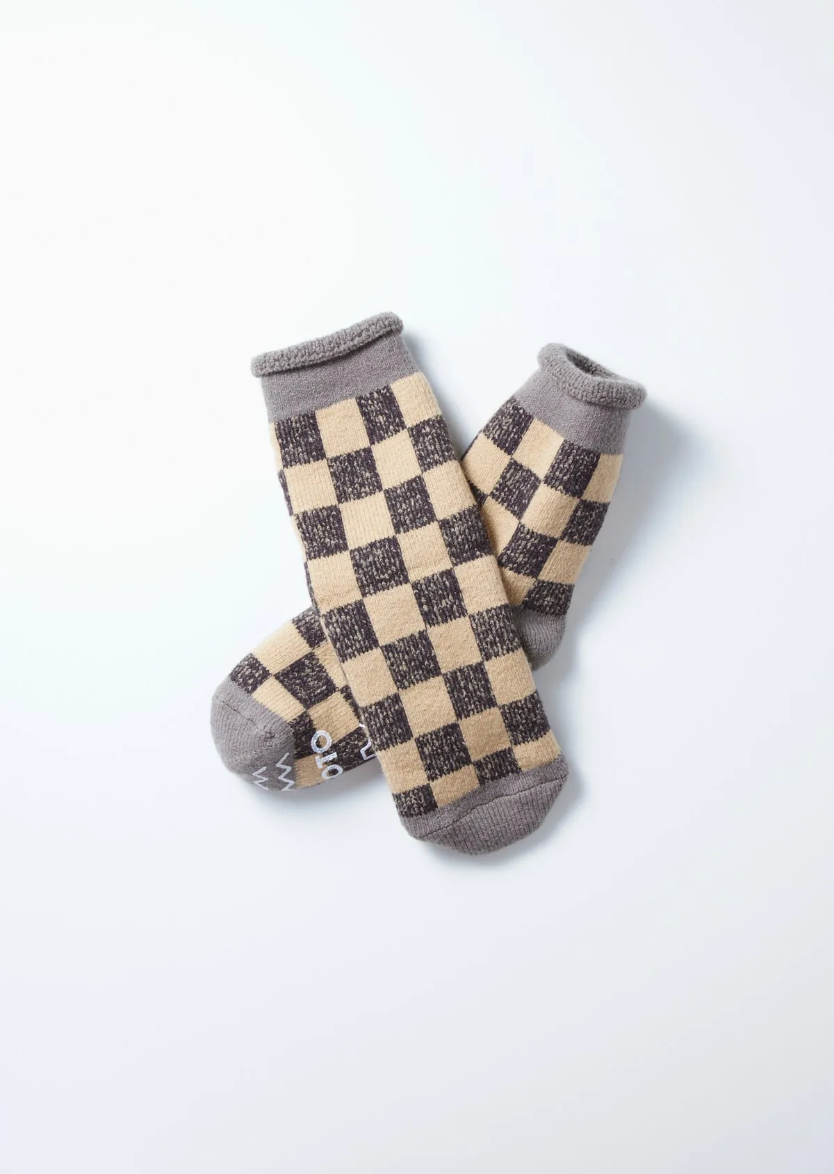 パイル ルームソックス "チェッカーボード" sold by ROTOTO product image thumbnail 3