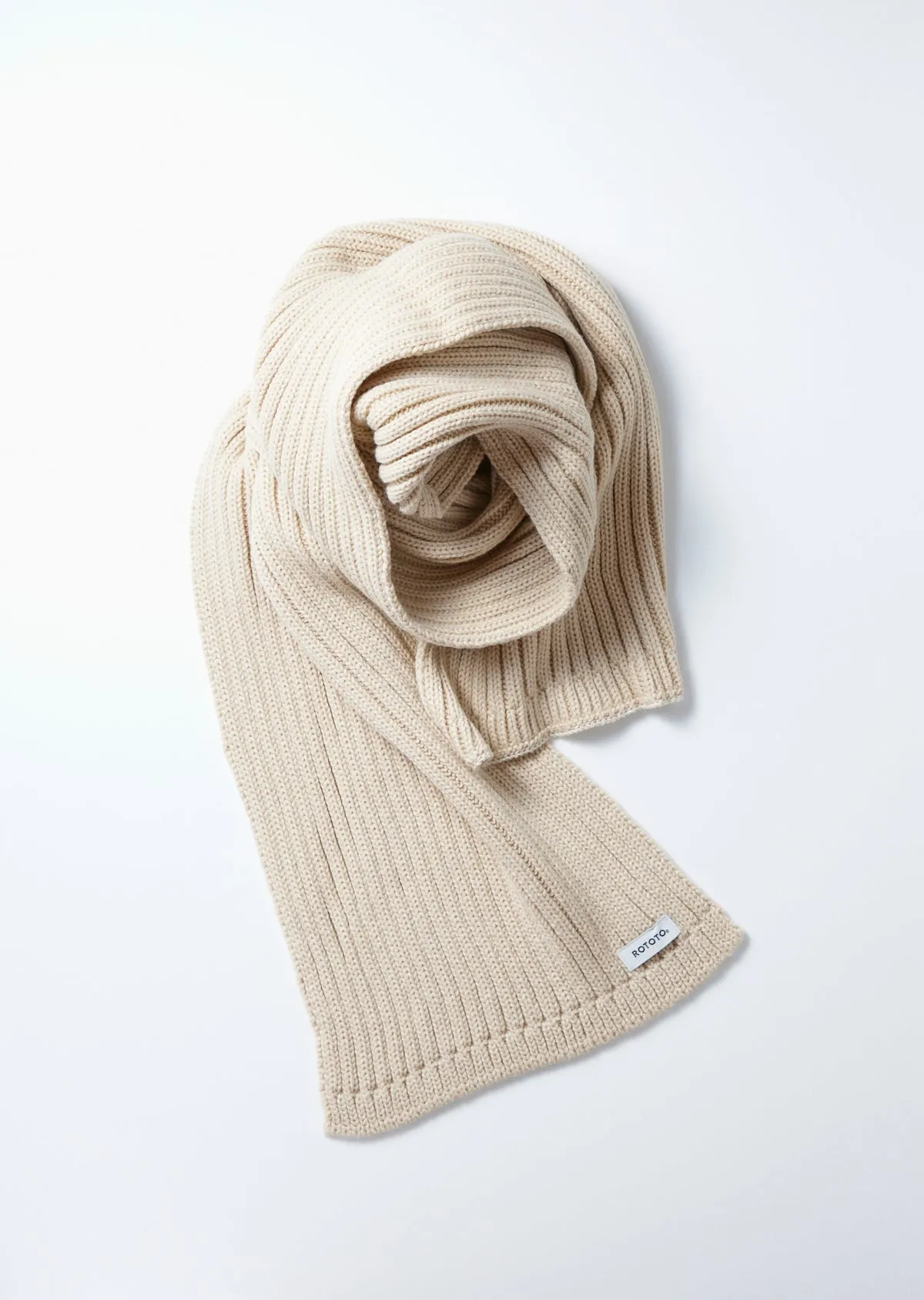 コージー チャンキーリブマフラー sold by ROTOTO product image thumbnail 5