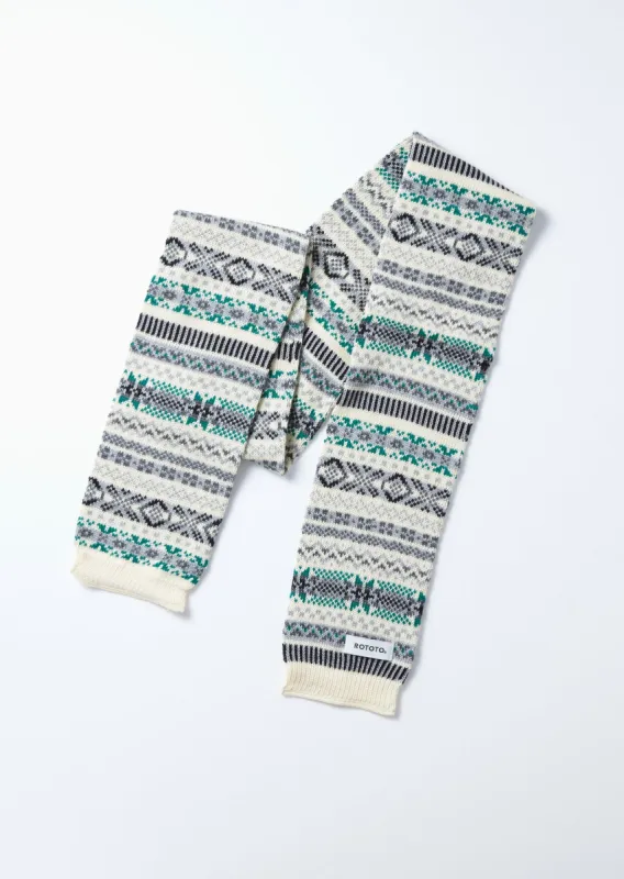 ロトトソックストール フェアアイルパターン made by ROTOTO