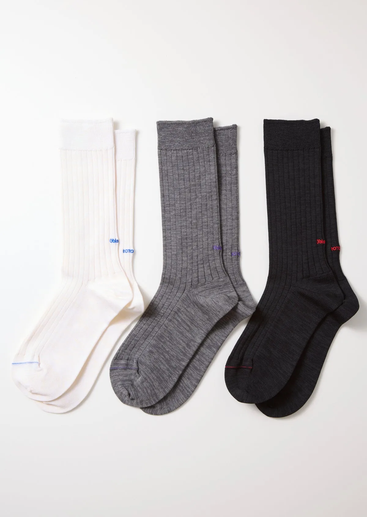 Oblada × ROTOTO 3 PACK SOCKS sold by ROTOTO product image thumbnail 2