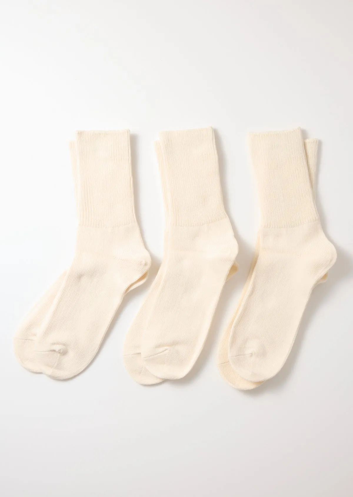 ORGANIC DAILY 3 PACK RIBBED CREW SOCKS sold by ROTOTO product image thumbnail 2