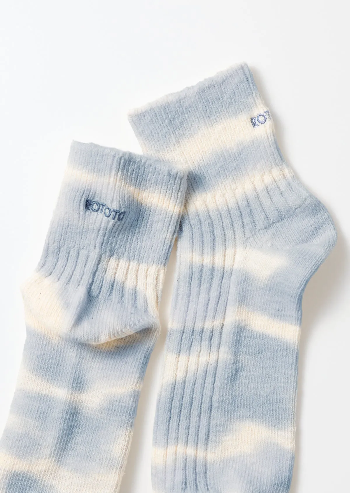 タイダイ リブアンクルソックス sold by ROTOTO product image thumbnail 5