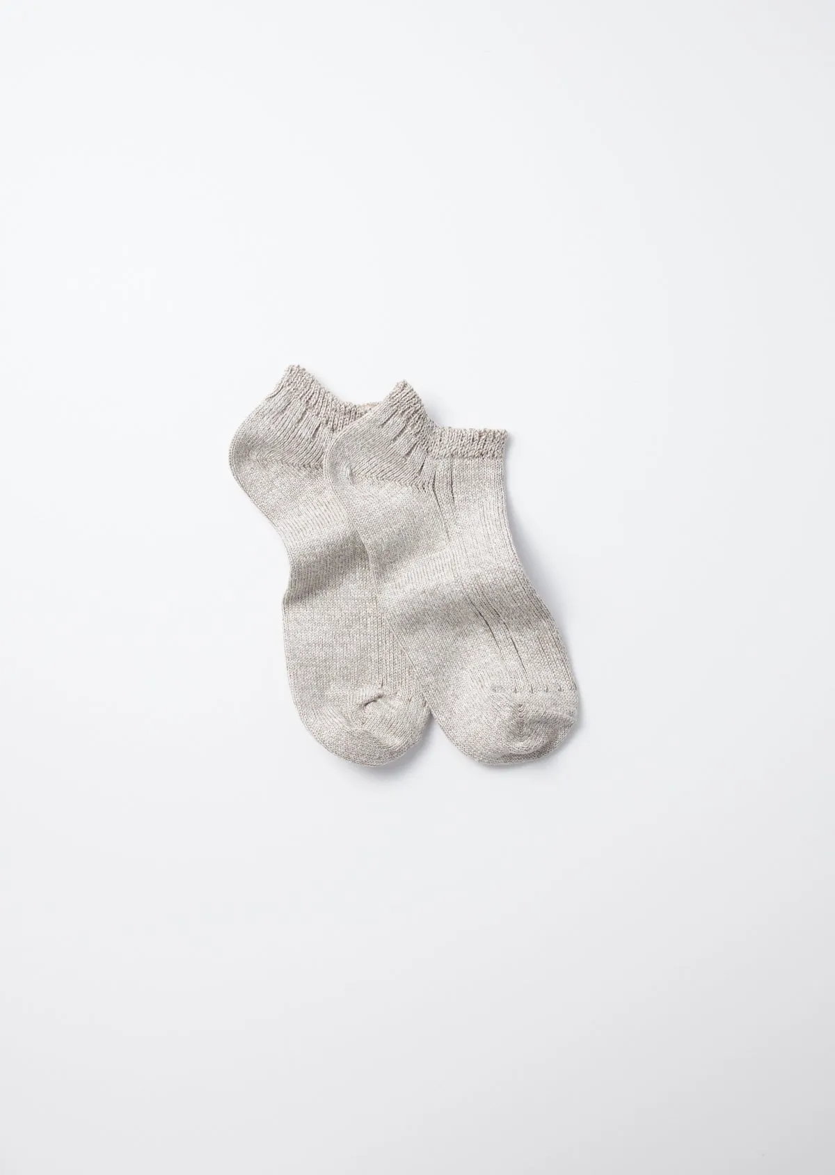 リネンコットン リブショートソックス sold by ROTOTO product image thumbnail 5