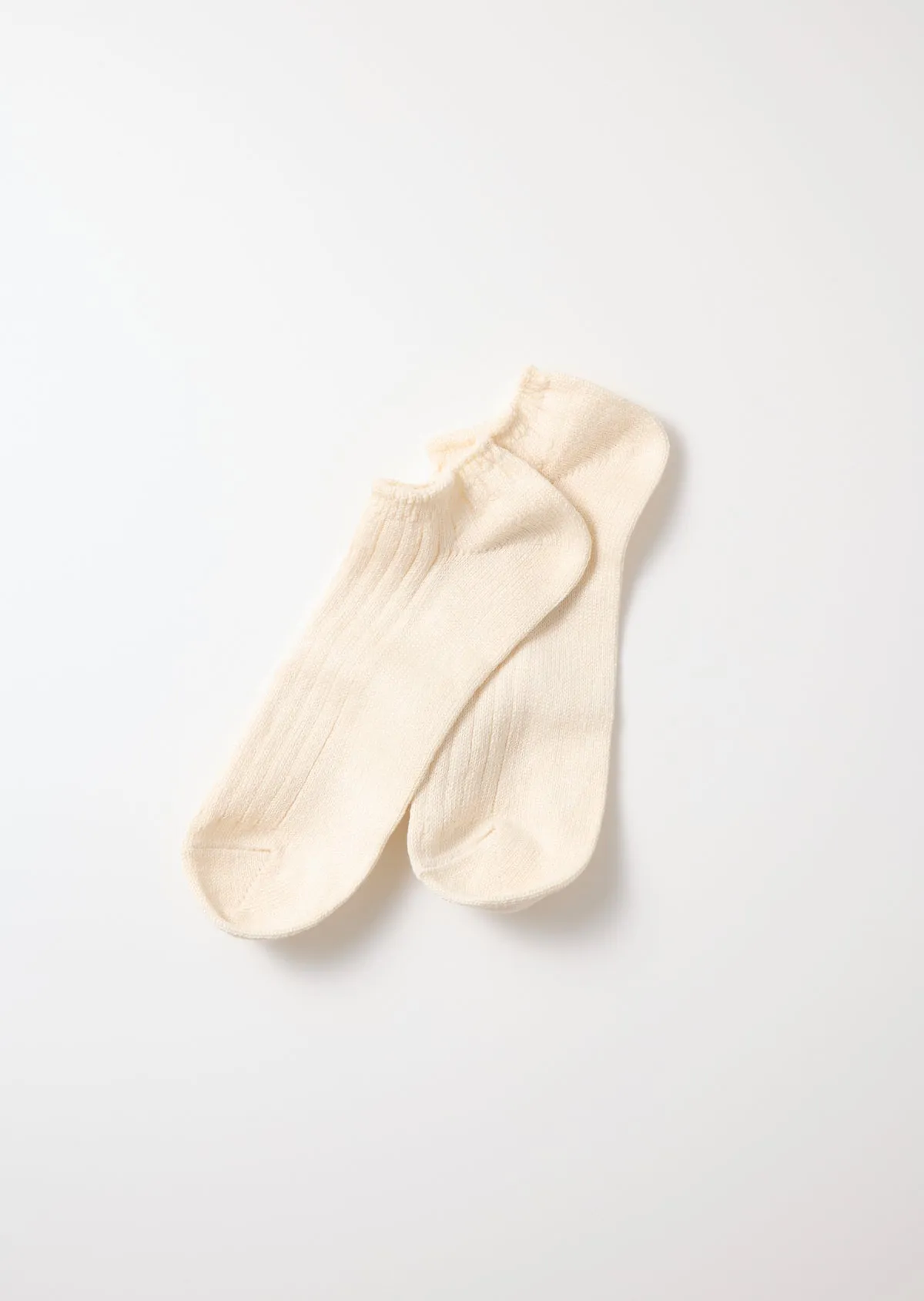 リネンコットン リブショートソックス sold by ROTOTO product image thumbnail 3