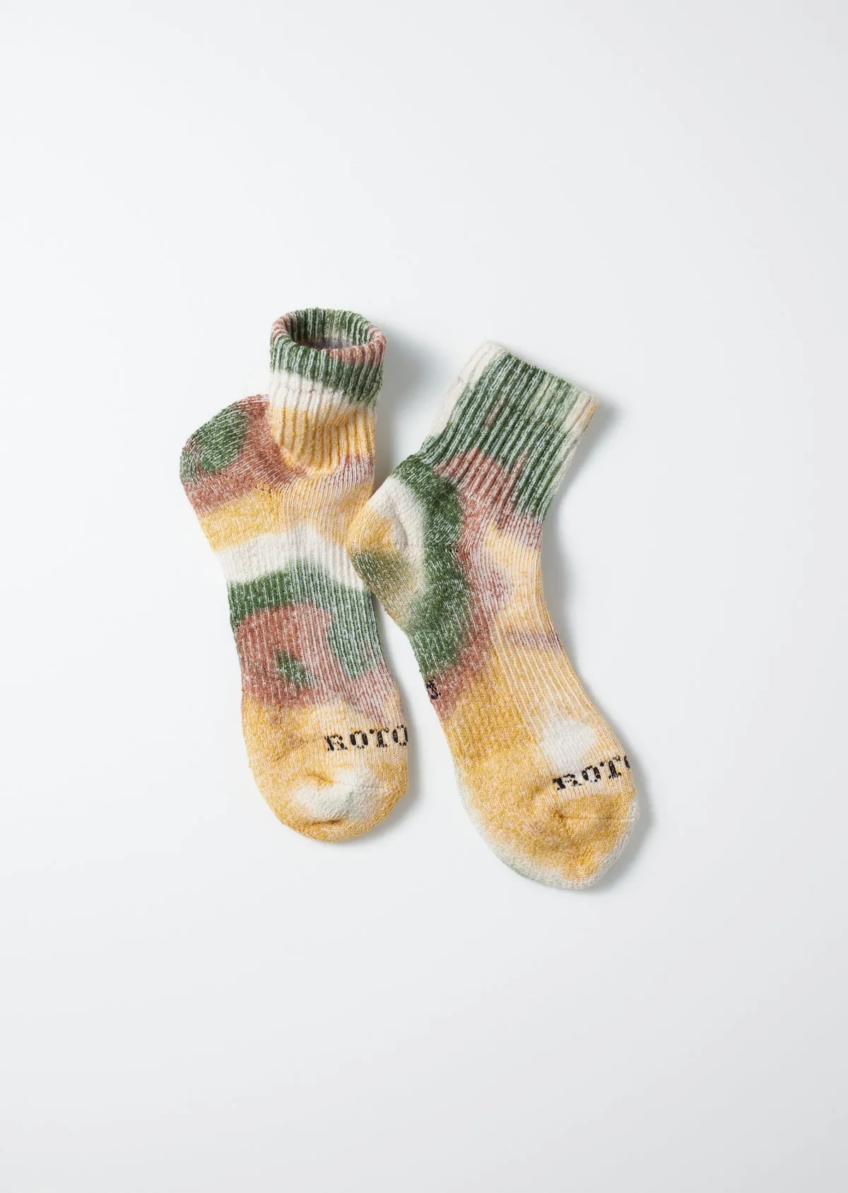 ヘンプ/オーガニックコットン パイル アンクルソックス タイダイ sold by ROTOTO product image thumbnail 2