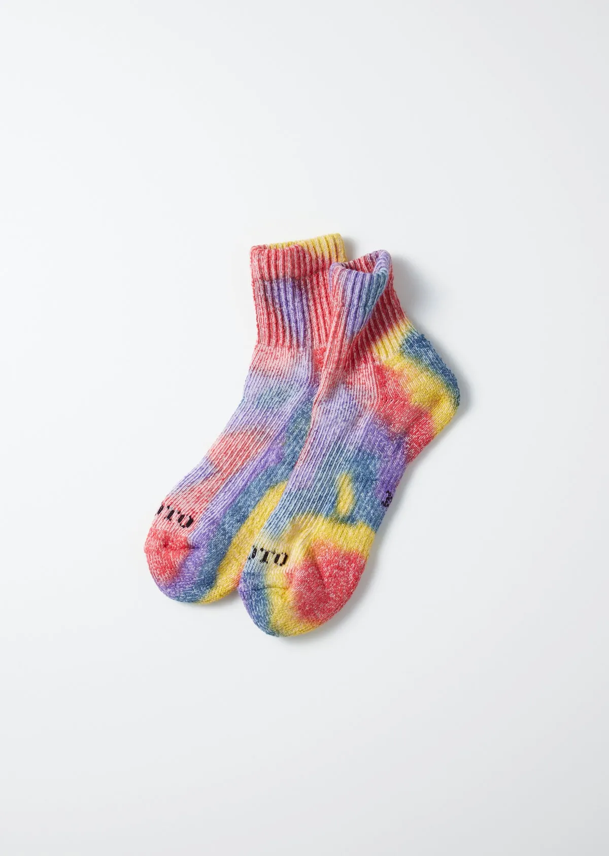 ヘンプ/オーガニックコットン パイル アンクルソックス タイダイ sold by ROTOTO product image thumbnail 5