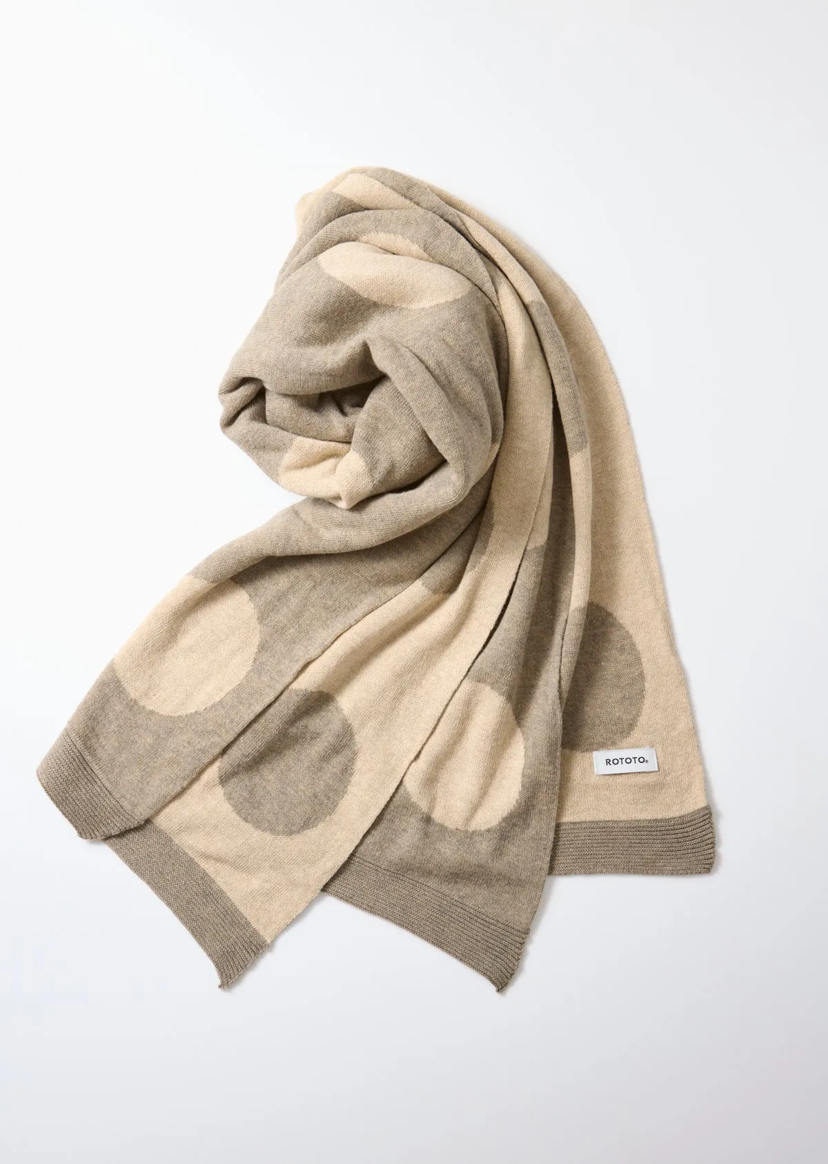 ポートホールドット コットンショールマフラー sold by ROTOTO product image thumbnail 2
