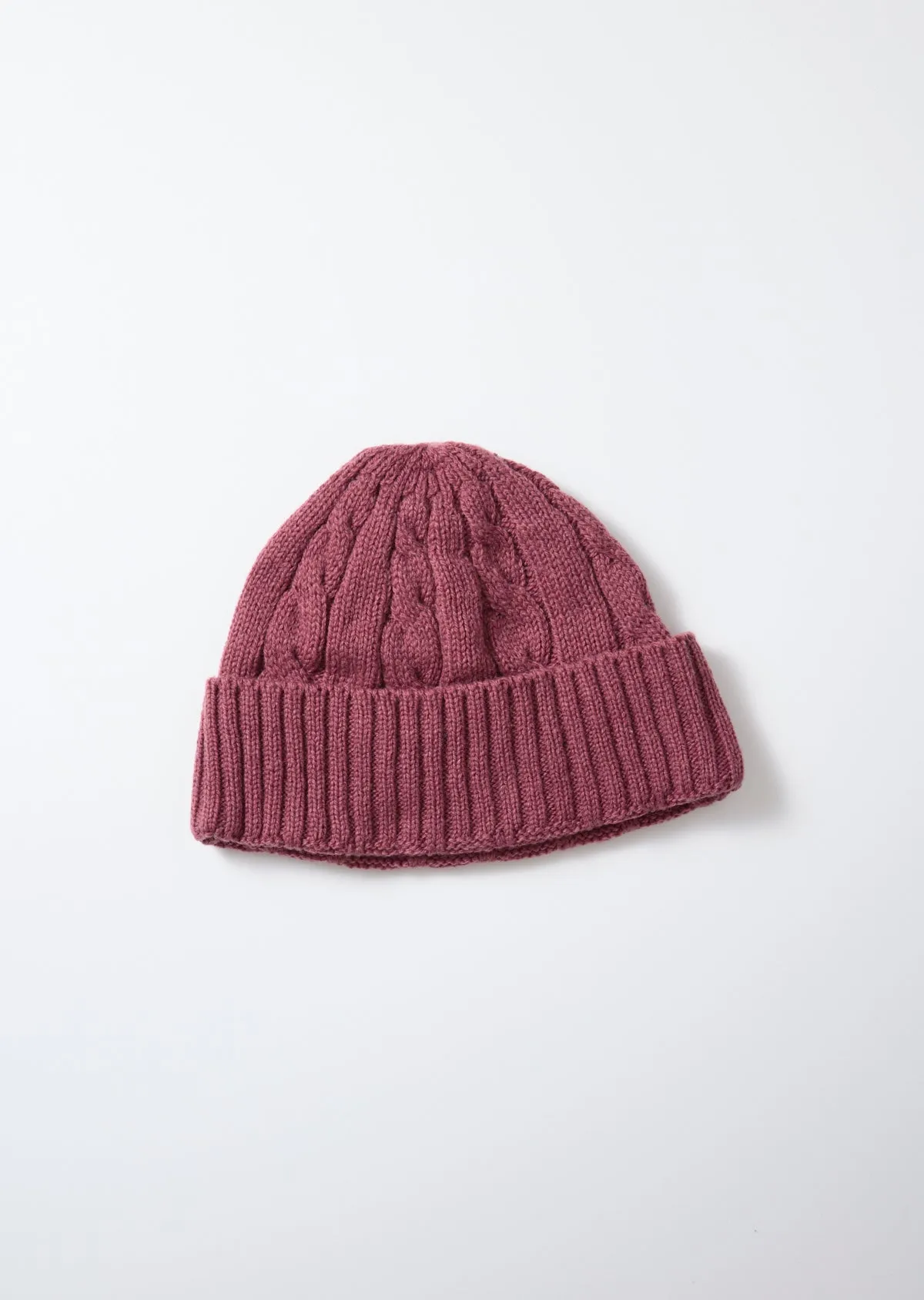 ウォッシャブルメリノ ケーブルワッチキャップ sold by ROTOTO product image thumbnail 4