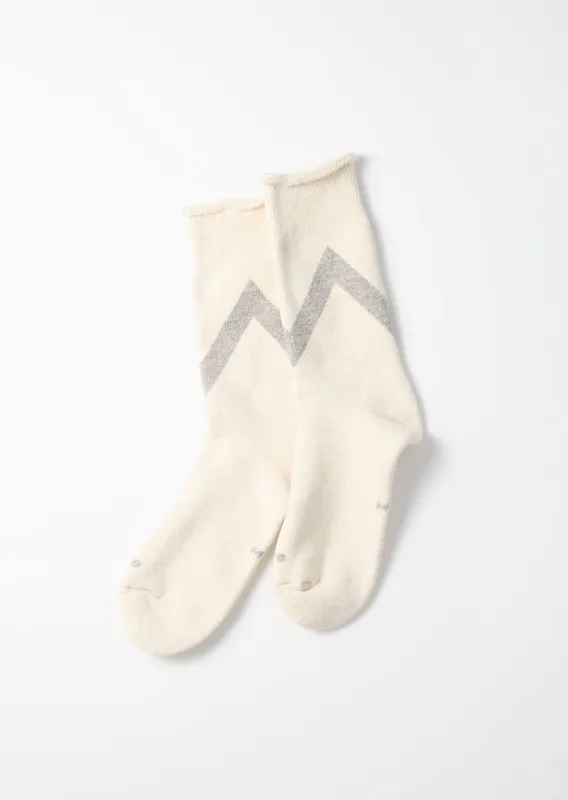 ラフィースウェットソックス ”ジグザグ” made by ROTOTO