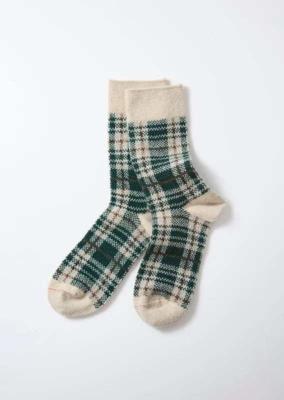 チェックパターン メリノソックス sold by ROTOTO